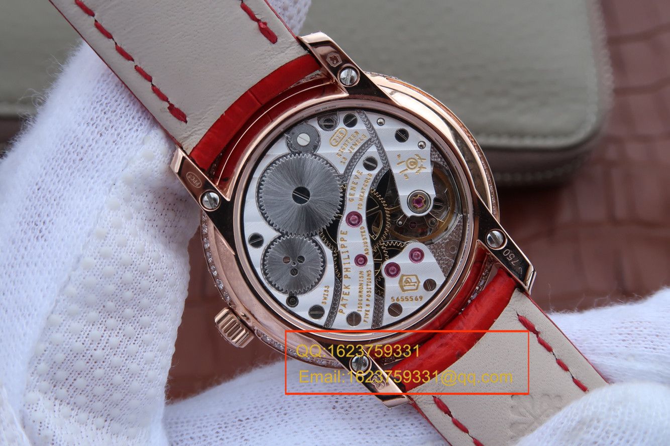 【KG1:1超A复刻手表】 PATEK PHILIPPE 复杂功能计时系列4968/400R-001女士 wrist watch  / BD134