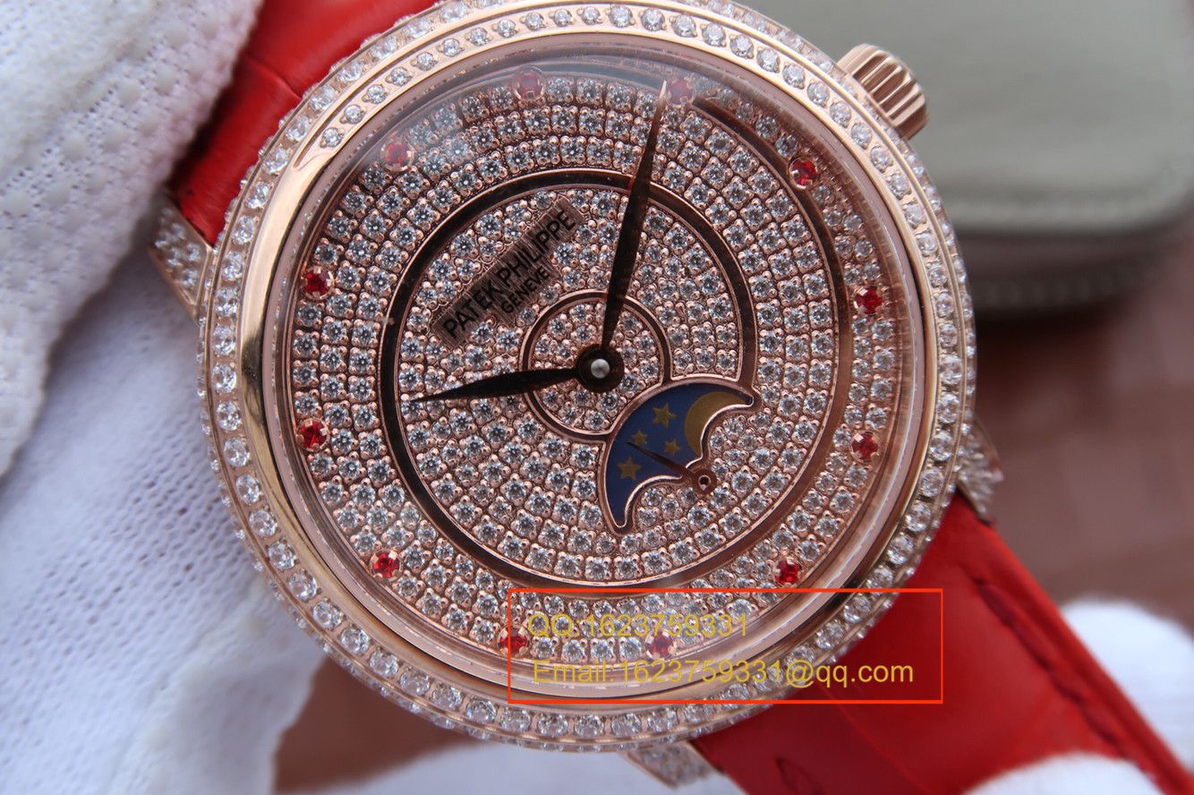 【KG1:1超A复刻手表】 PATEK PHILIPPE 复杂功能计时系列4968/400R-001女士 wrist watch  / BD134