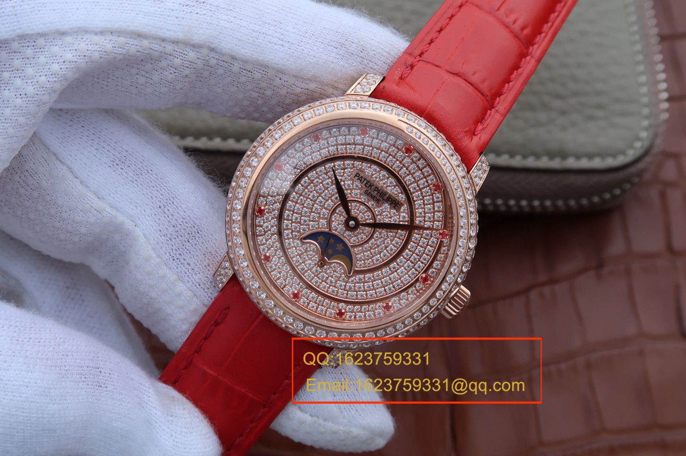 【KG1:1超A复刻手表】 PATEK PHILIPPE 复杂功能计时系列4968/400R-001女士 wrist watch  / BD134