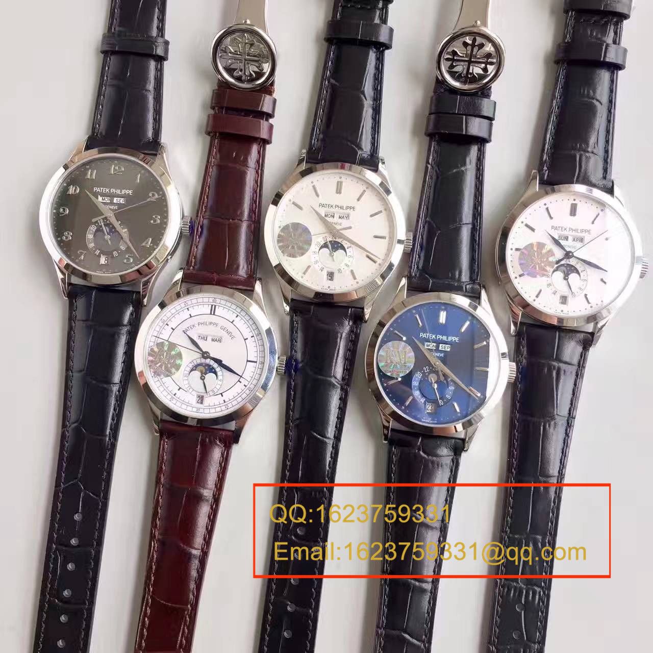 【台湾 Factory 1:1高仿手表】 PATEK PHILIPPE 复杂功能计时系列5396G-014男表 / BD173