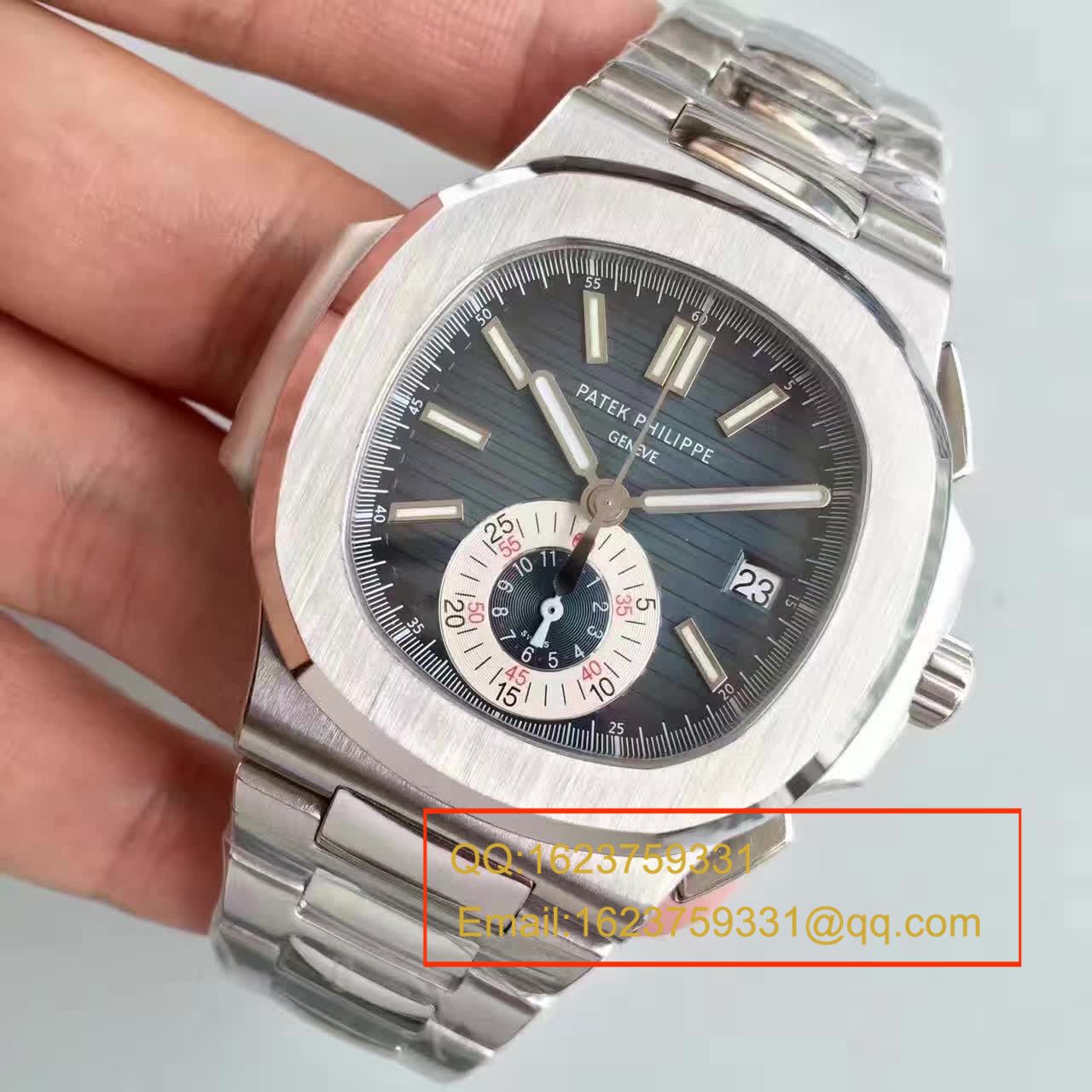 【BP Factory 超A精高仿手表】 PATEK PHILIPPE -Nautilus Nautilus 运动系列5980/1A-001机械男表 / BD161A