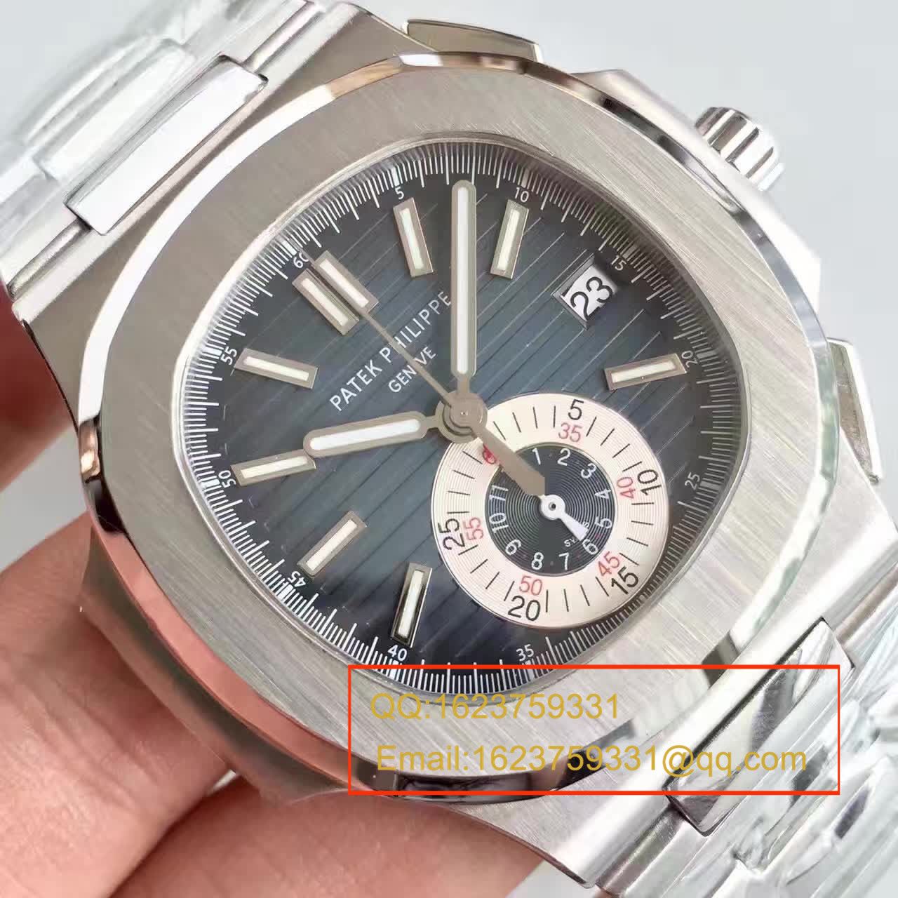 【BP Factory 超A精高仿手表】 PATEK PHILIPPE -Nautilus Nautilus 运动系列5980/1A-001机械男表 / BD161A