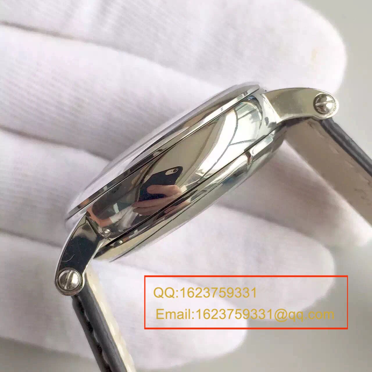 【HT一比一超A高仿手表】 PATEK PHILIPPE Calatrava 系列白金黑面男表5153G-001 / BD131