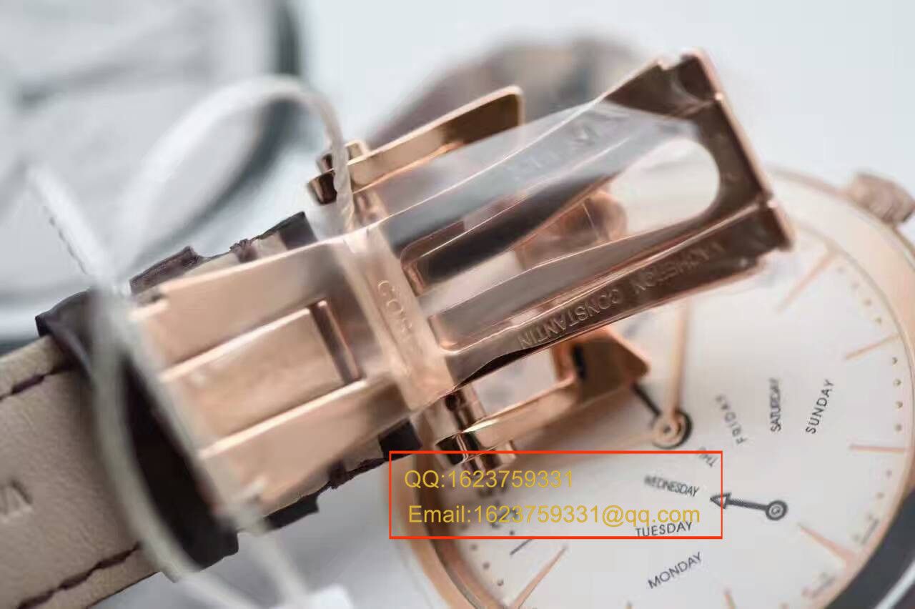 【独家视频测评一比一超A高精仿手表】Vacheron Constantin  传承PATRIMONY双飞返 86020/000R-9239 wrist watch  / JSB0152