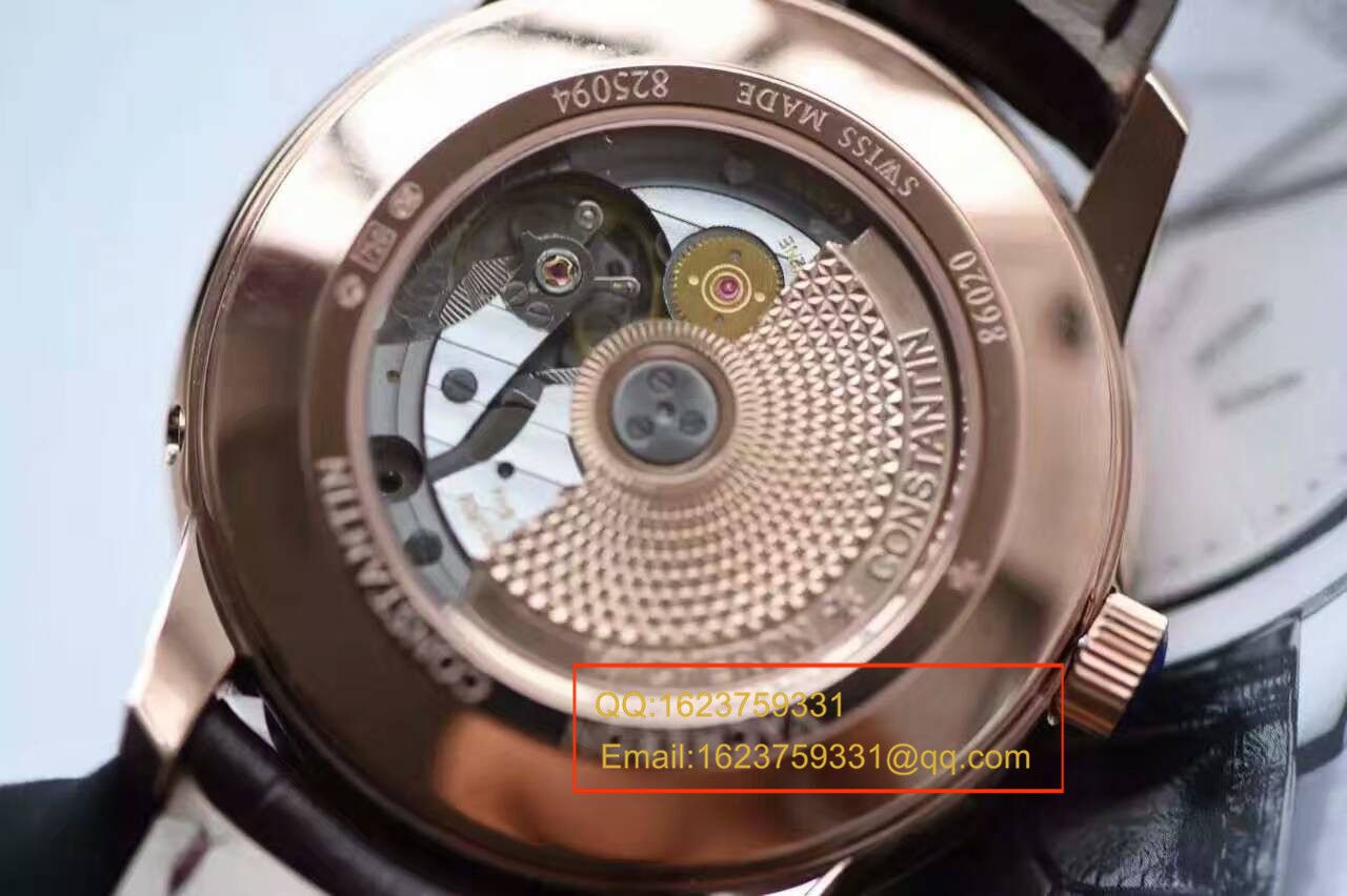 【独家视频测评一比一超A高精仿手表】Vacheron Constantin  传承PATRIMONY双飞返 86020/000R-9239 wrist watch  / JSB0152
