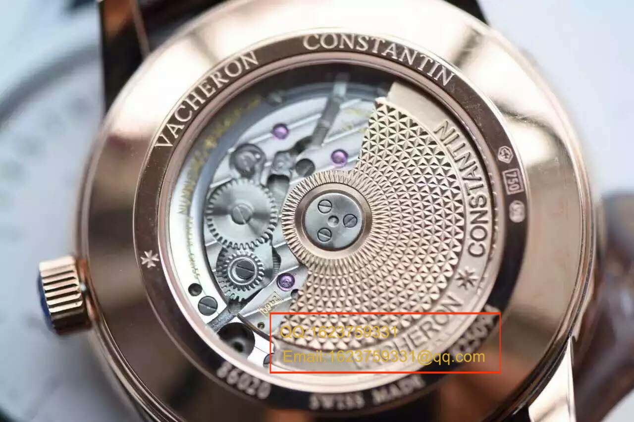 【独家视频测评一比一超A高精仿手表】Vacheron Constantin  传承PATRIMONY双飞返 86020/000R-9239 wrist watch  / JSB0152