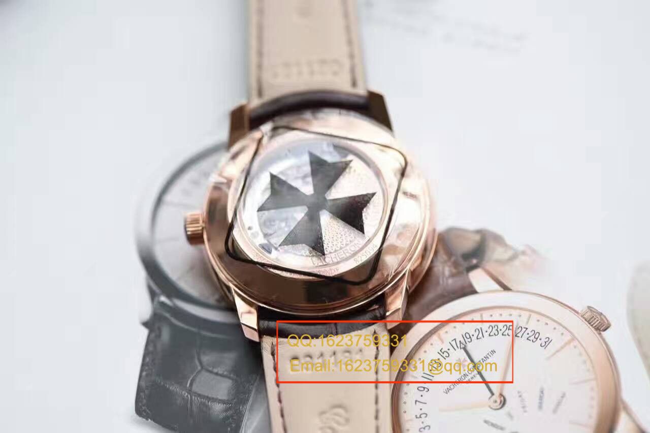 【独家视频测评一比一超A高精仿手表】Vacheron Constantin  传承PATRIMONY双飞返 86020/000R-9239 wrist watch  / JSB0152