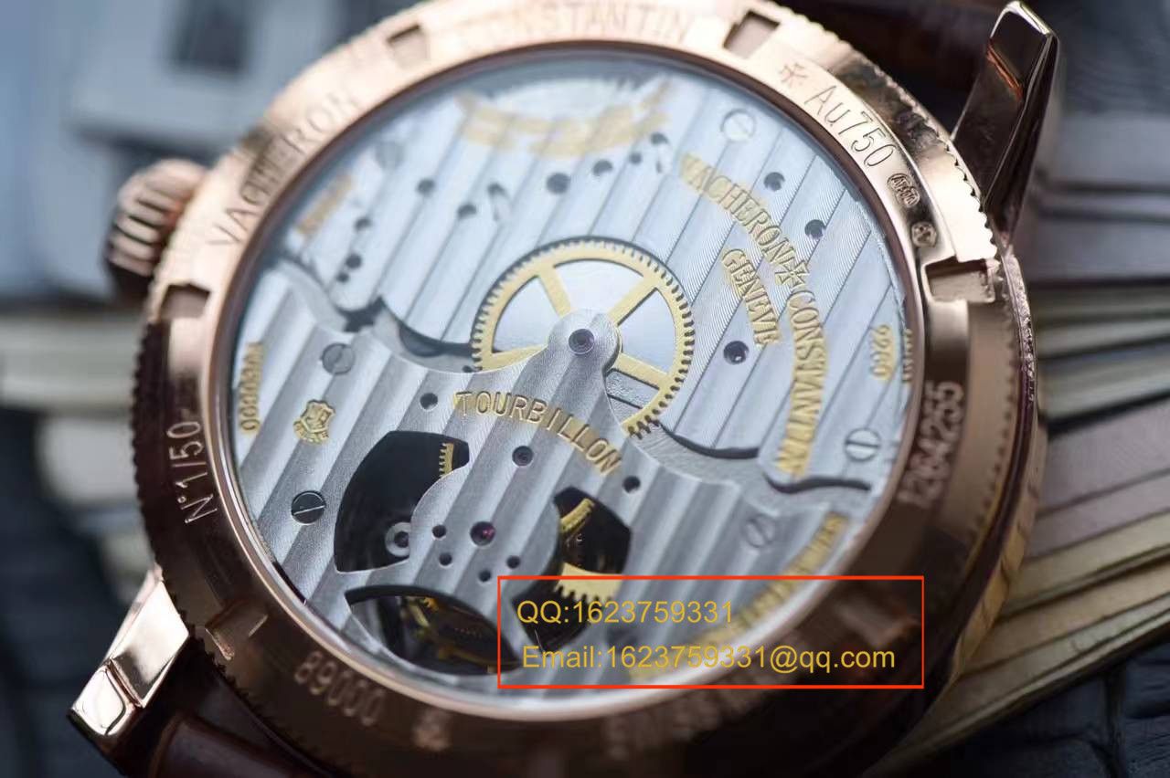 【TF Factory 一比一精仿手表】Vacheron Constantin  TRADITIONNELLE马耳他 Tourbillon 系列89000/000R-9655 wrist watch  / JSDF178