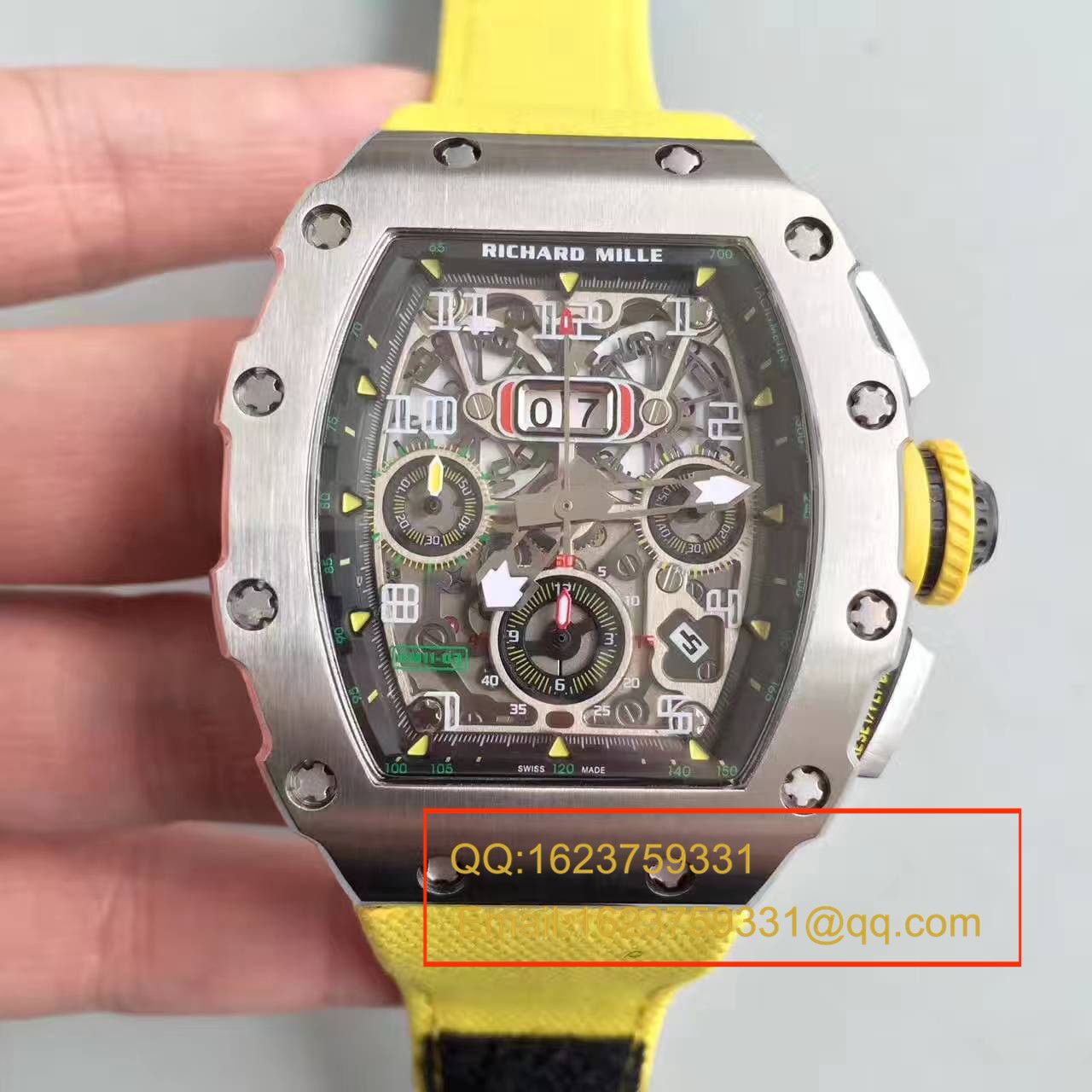 【RM Factory 一比一超A高仿手表】RICHARD MILLE 男士系列 RM 11-03 V2升级版 wrist watch  / RM011C