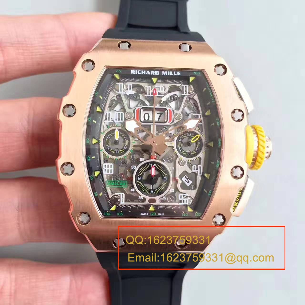 【RM Factory 一比一超A高仿手表】RICHARD MILLE 男士系列 RM 11-03 V2升级版 wrist watch  / RM011C