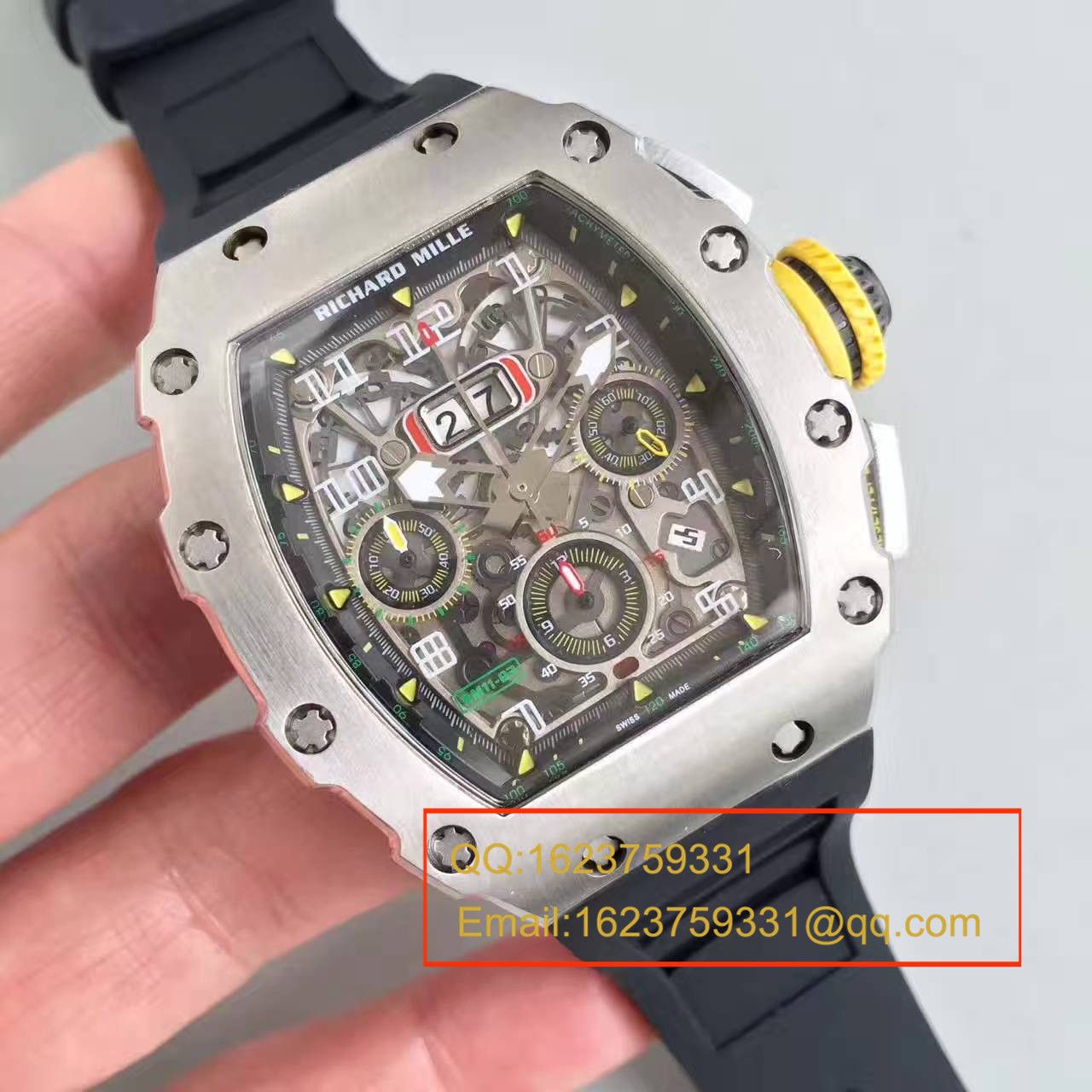 【RM Factory 一比一超A高仿手表】RICHARD MILLE 男士系列 RM 11-03 V2升级版 wrist watch  / RM011C