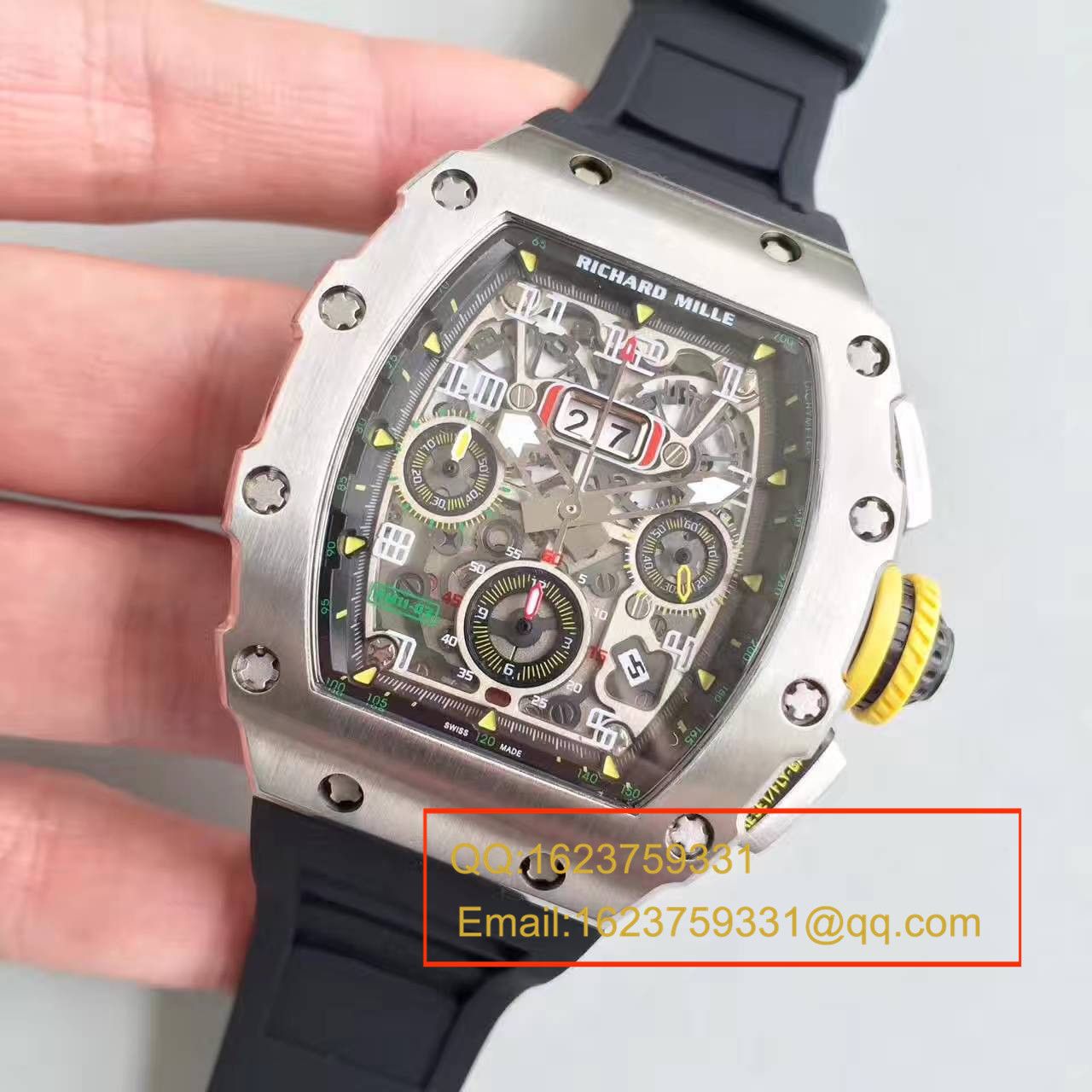 【RM Factory 一比一超A高仿手表】RICHARD MILLE 男士系列 RM 11-03 V2升级版 wrist watch  / RM011C