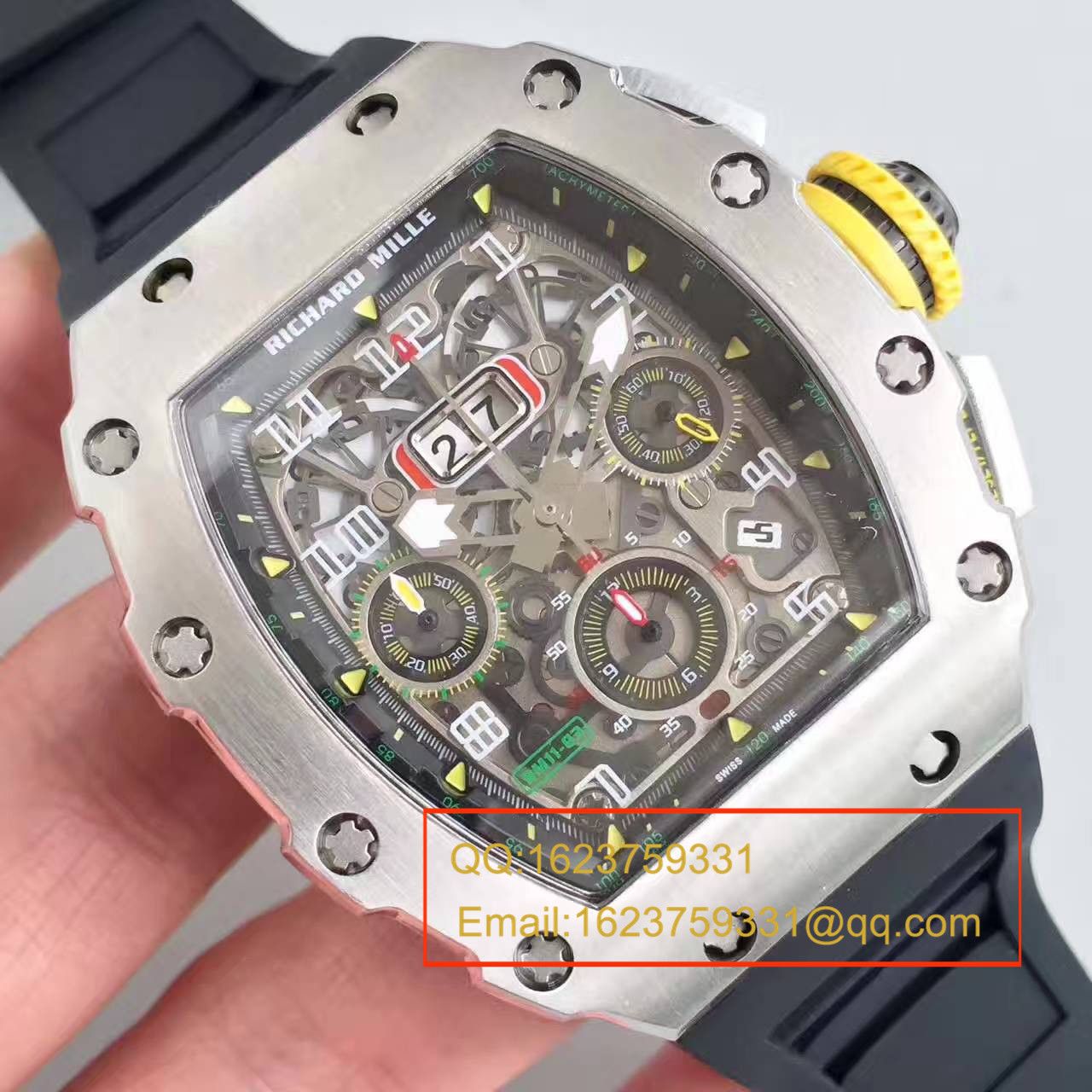 【RM Factory 一比一超A高仿手表】RICHARD MILLE 男士系列 RM 11-03 V2升级版 wrist watch  / RM011C