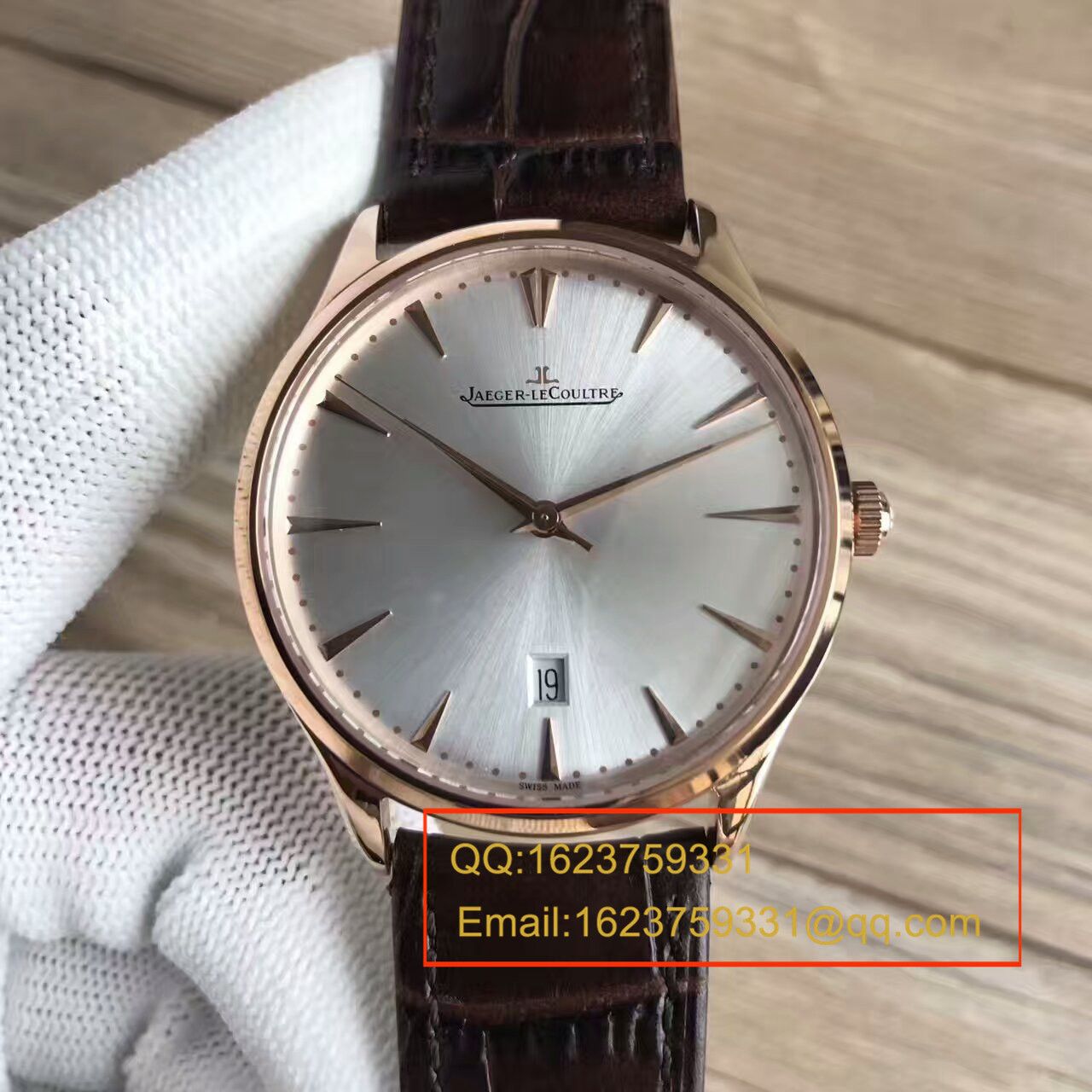 【台湾 Factory 1:1高仿手表】 Jaeger-LeCoultre 超薄大师系列Q1282510 wrist watch  / JJ090