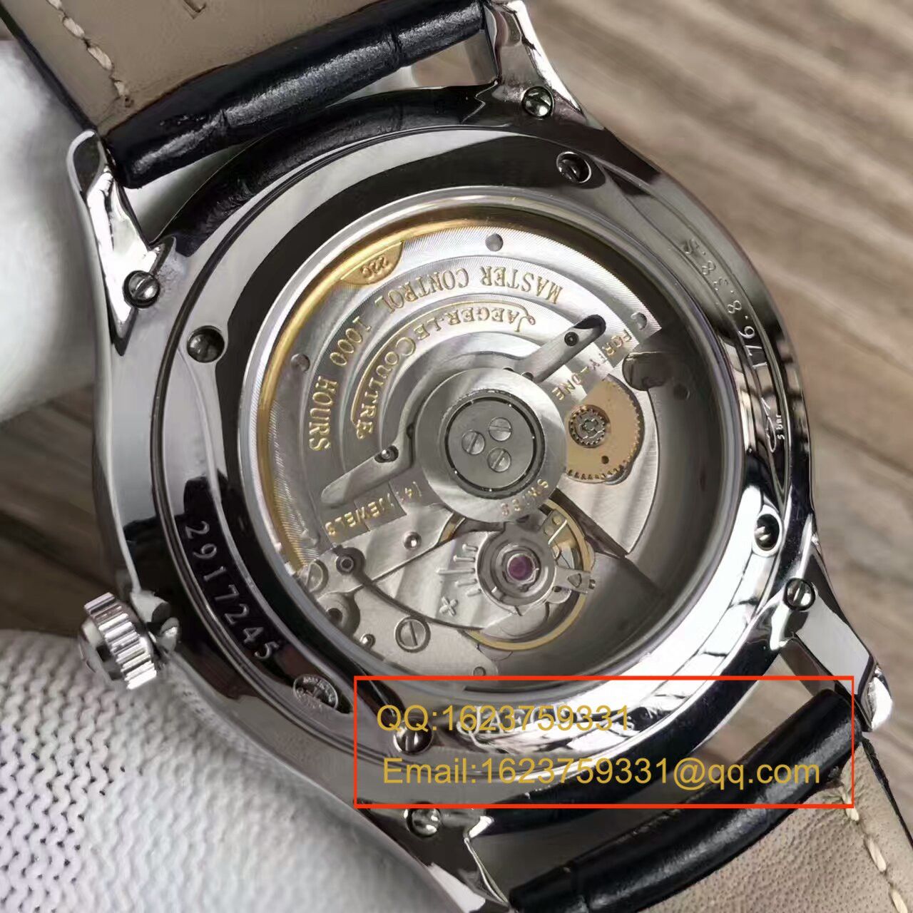【台湾 Factory 1:1复刻手表】 Jaeger-LeCoultre 超薄日历大师系列Q1288430 wrist watch  / JJ093