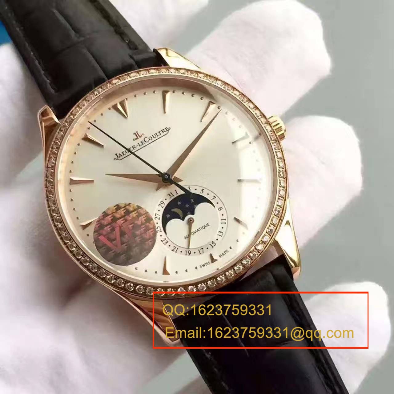 【VF Factory 一比一超A高仿手表】 Jaeger-LeCoultre 大师系列月相大师1362501 wrist watch  / JJ113