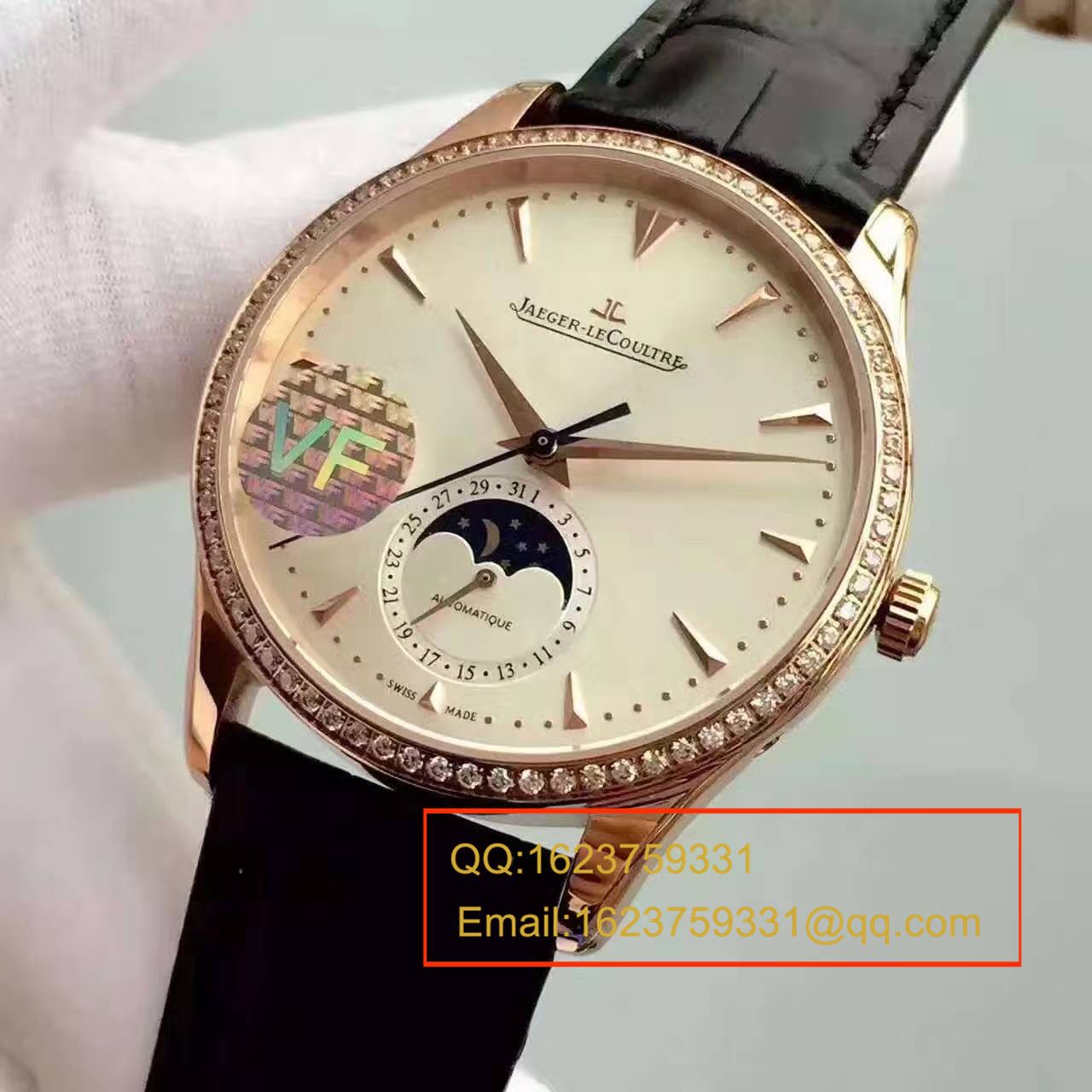 【VF Factory 一比一超A高仿手表】 Jaeger-LeCoultre 大师系列月相大师1362501 wrist watch  / JJ113