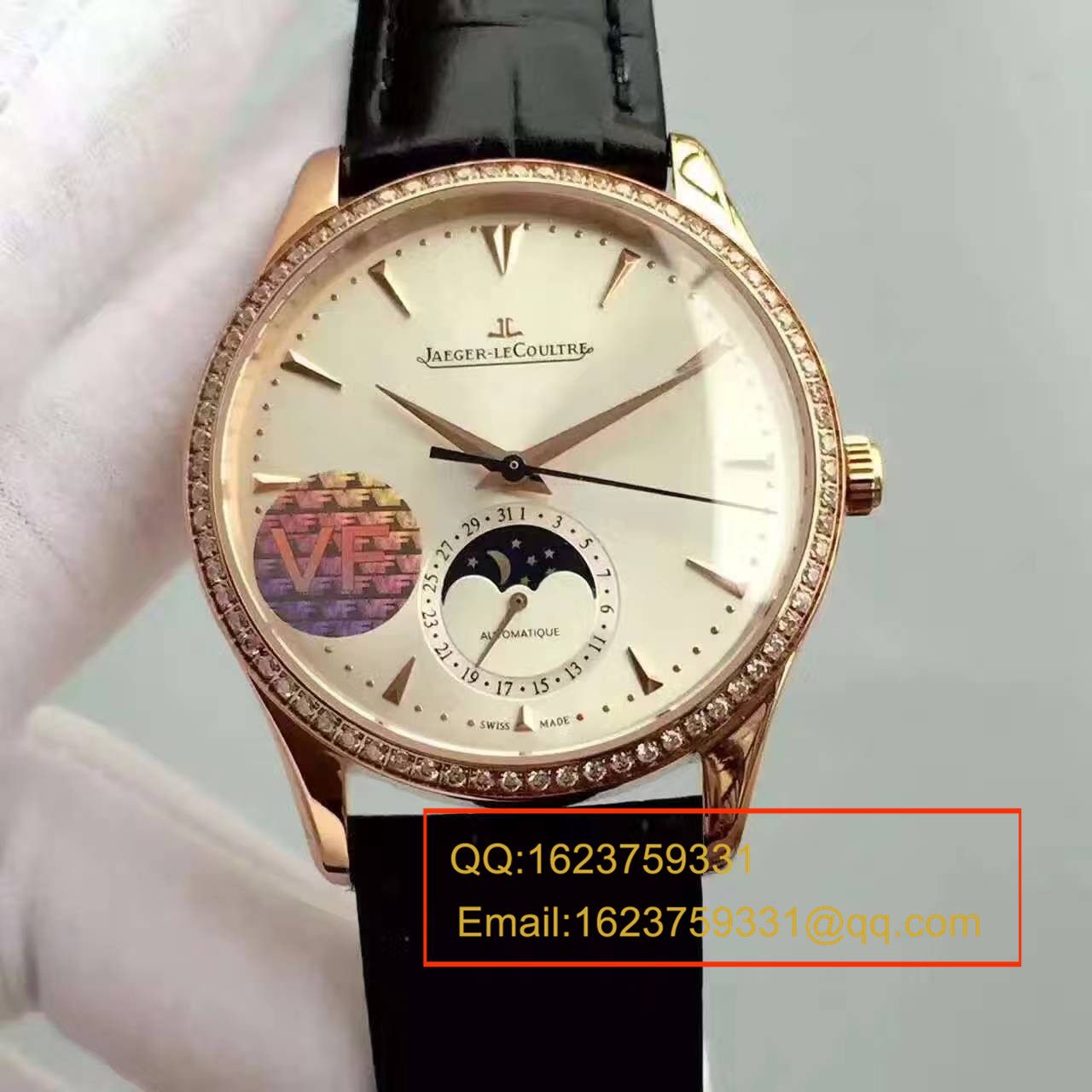 【VF Factory 一比一超A高仿手表】 Jaeger-LeCoultre 大师系列月相大师1362501 wrist watch  / JJ113
