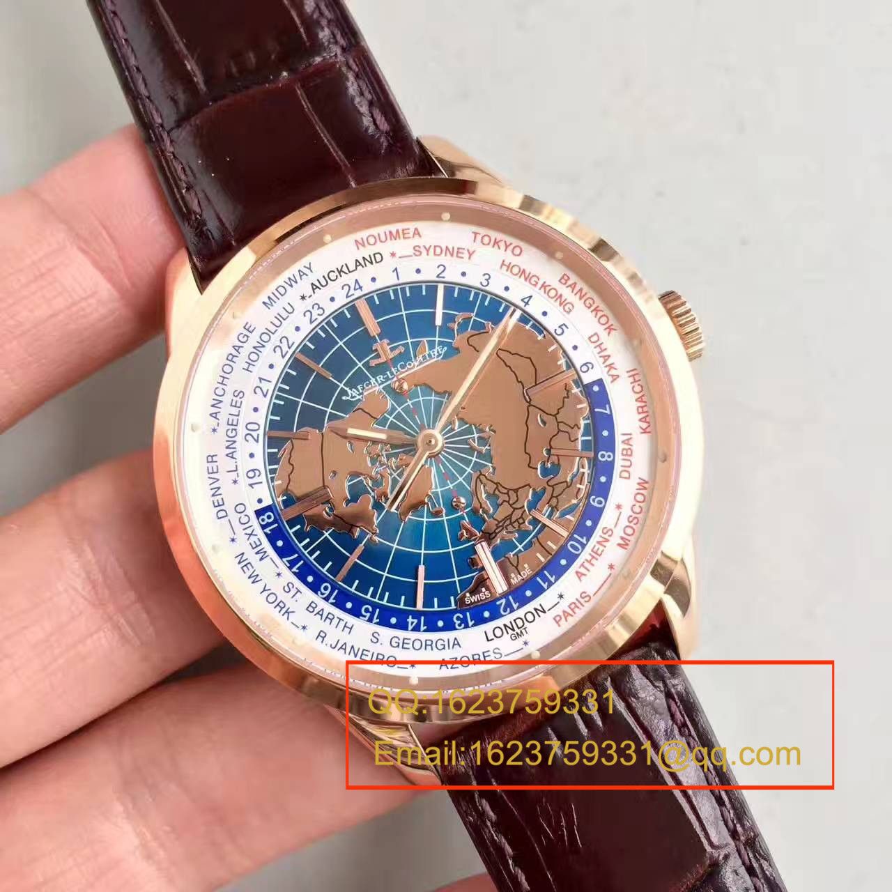 【台湾一比一复刻高仿手表】Jaeger-LeCoultre  地球物理天文台 wrist watch 系列 Q8102520 男士 wrist watch  / JJ045