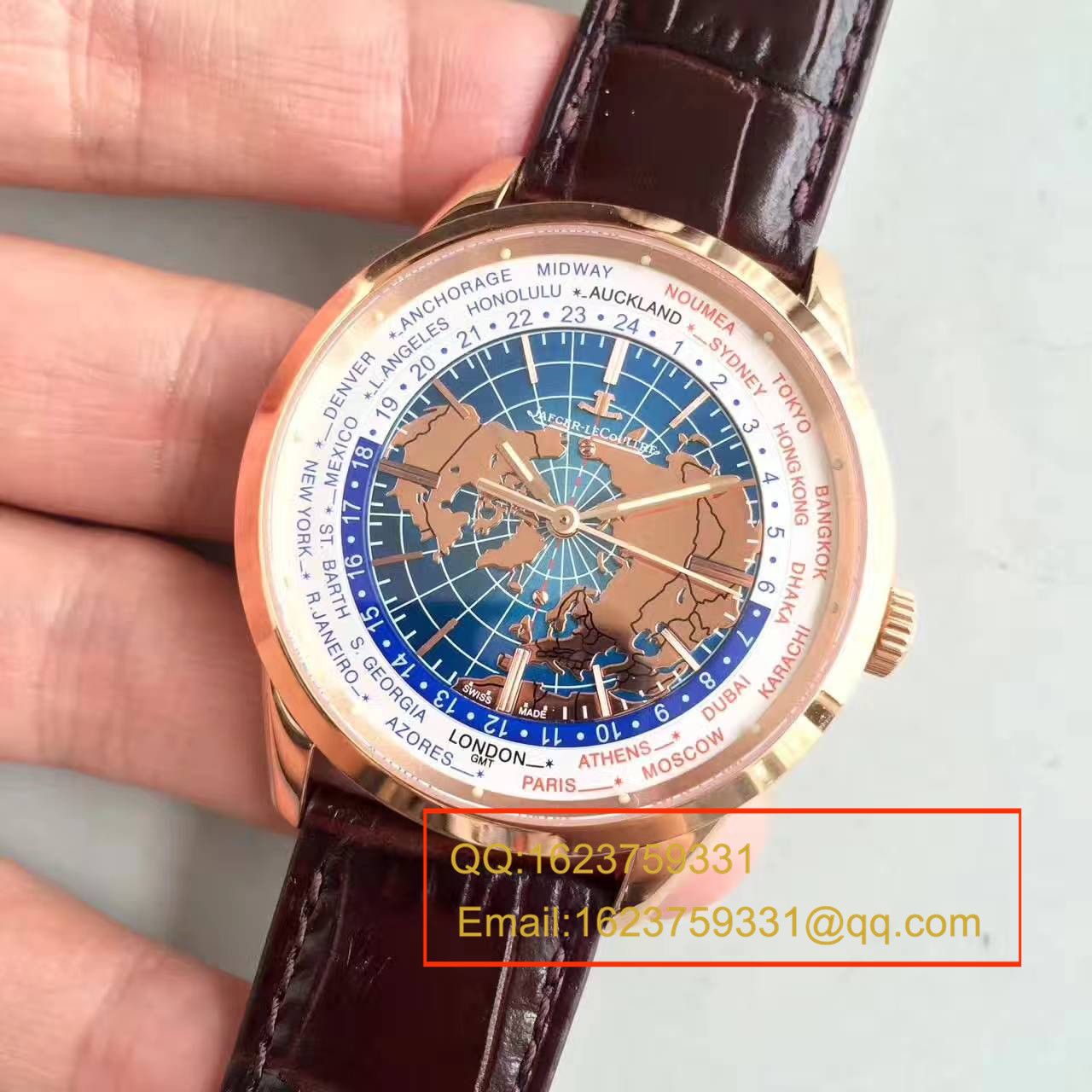 【台湾一比一复刻高仿手表】Jaeger-LeCoultre  地球物理天文台 wrist watch 系列 Q8102520 男士 wrist watch  / JJ045