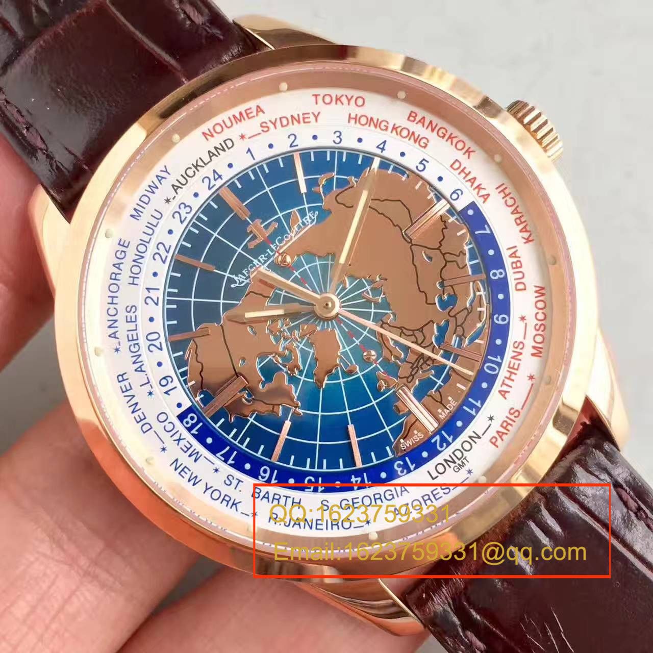 【台湾一比一复刻高仿手表】Jaeger-LeCoultre  地球物理天文台 wrist watch 系列 Q8102520 男士 wrist watch  / JJ045