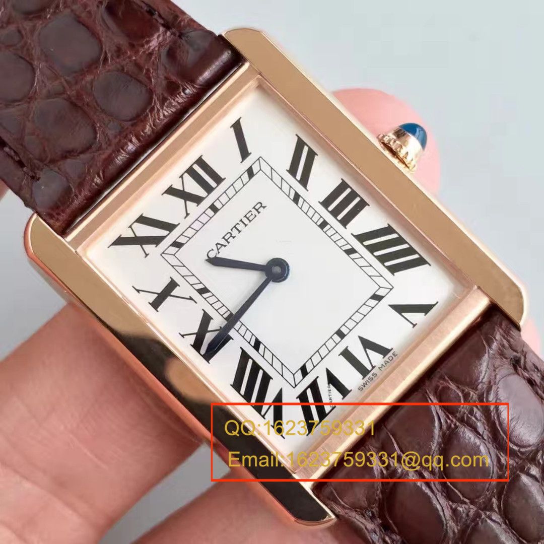 【视频解析】K11出品 Cartier  坦克 top 女表（金色_玫瑰金版本）W5200025/W5200024 wrist watch  / KAD008B