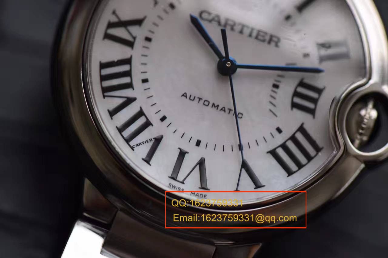 【HBBV6 Factory 一比一精仿手表】 Cartier  蓝气球36毫米女装天然贝母表面 / KAF031