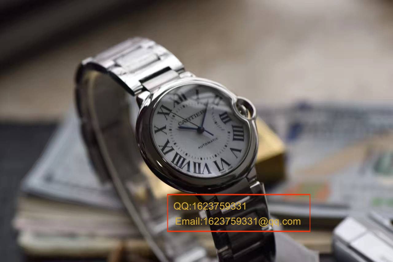 【HBBV6 Factory 一比一精仿手表】 Cartier  蓝气球36毫米女装天然贝母表面 / KAF031