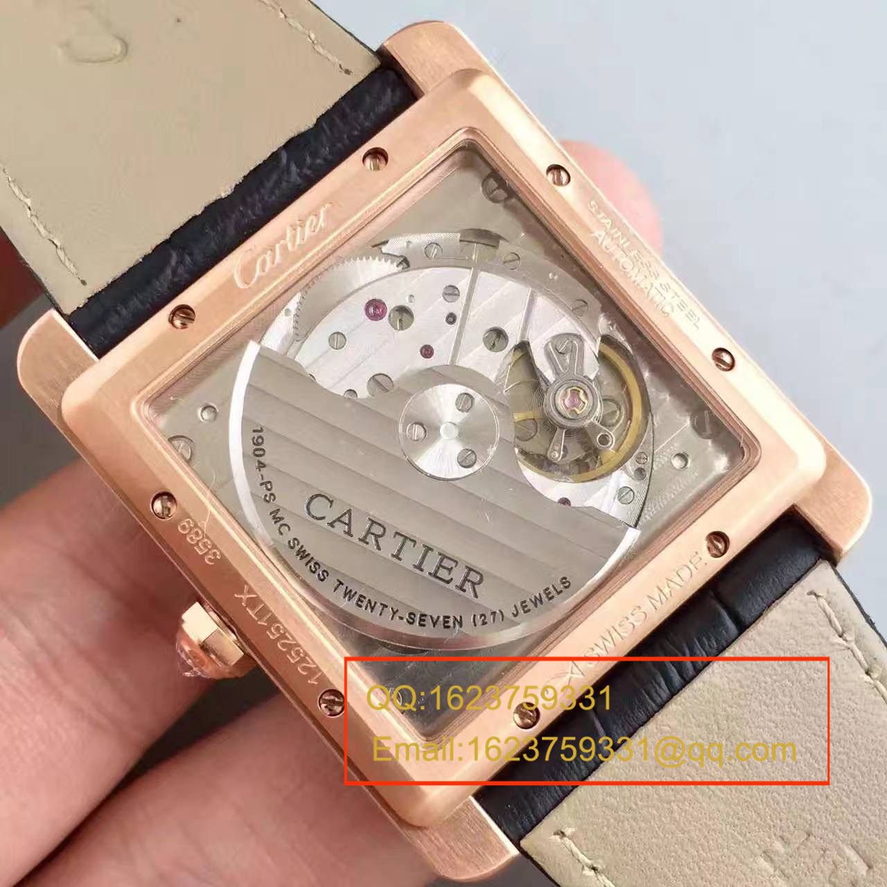 【JF Factory 一比一超A高仿手表】 Cartier  坦克系列WT100021 wrist watch  / KAH125