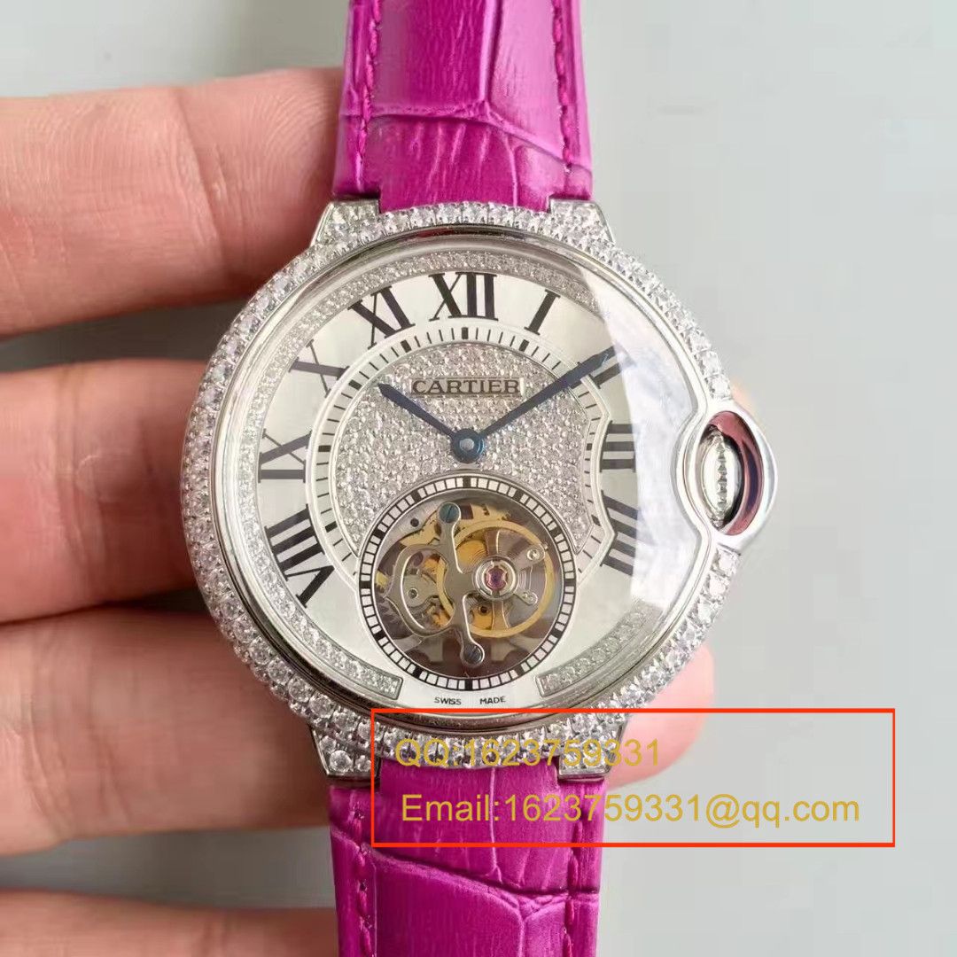 【TF Factory 一比一超A高仿手表】 Cartier  创意宝石 wrist watch 系列HPI00716女表（满天星 Tourbillon ） / K081
