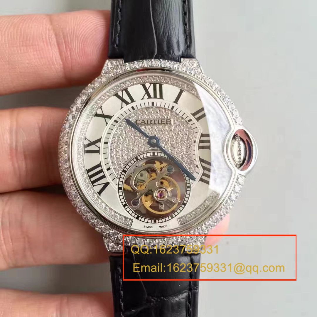 【TF Factory 一比一超A高仿手表】 Cartier  创意宝石 wrist watch 系列HPI00716女表（满天星 Tourbillon ） / K081