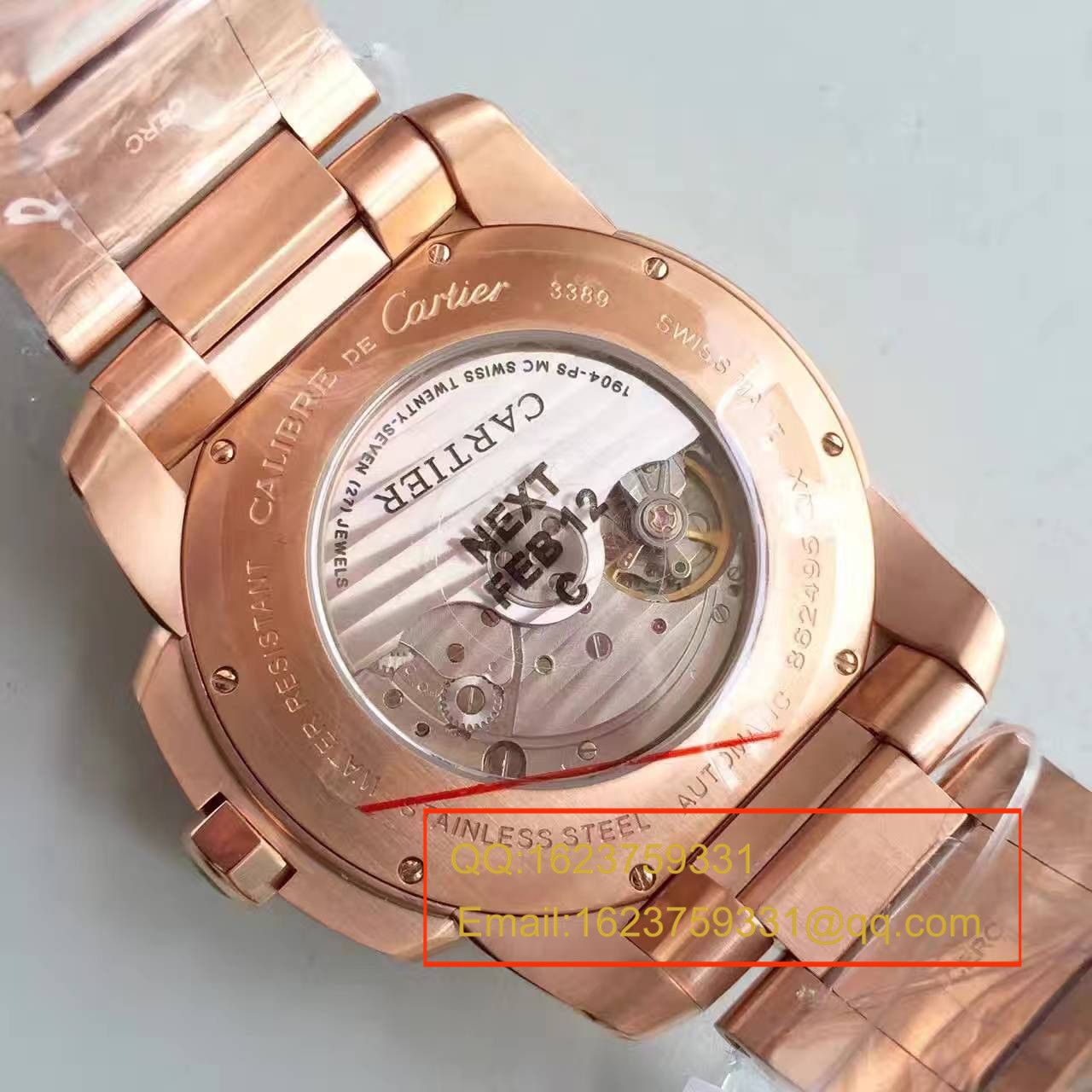 【JF1:1超A高仿手表】 Cartier  CALIBRE DE  Cartier  系列W7100018 wrist watch  / K039
