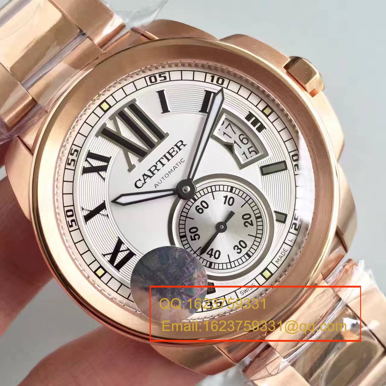 【JF1:1超A高仿手表】 Cartier  CALIBRE DE  Cartier  系列W7100018 wrist watch  / K039