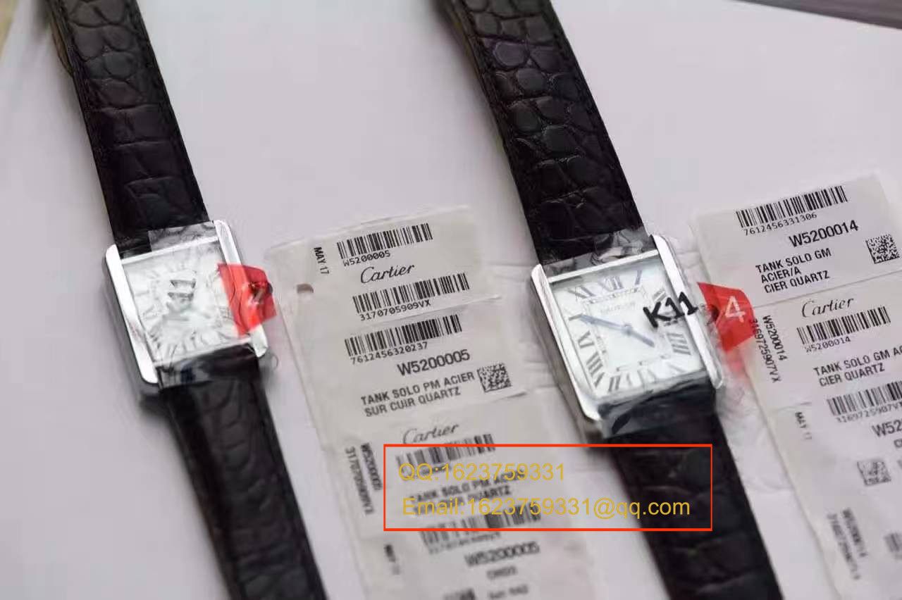 【K11一比一超A精仿手表】 Cartier   Cartier  Tank坦克系列 W5200005 女士石英 wrist watch   / KDY007