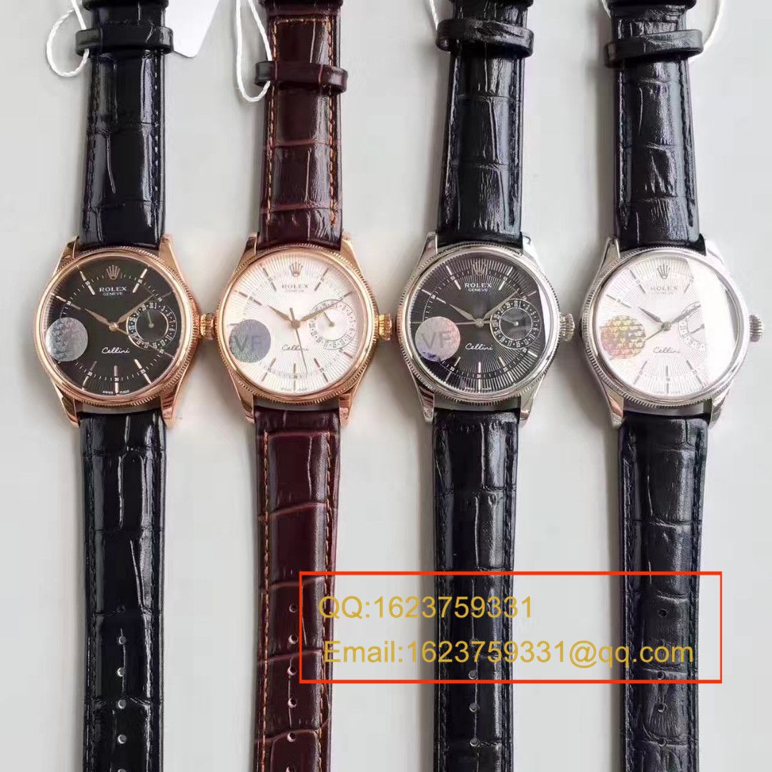 【VF Factory 一比一复刻手表】 Rolex 切利尼系列50519白盘/黑盘/玫瑰金四色可选 wrist watch  / R152