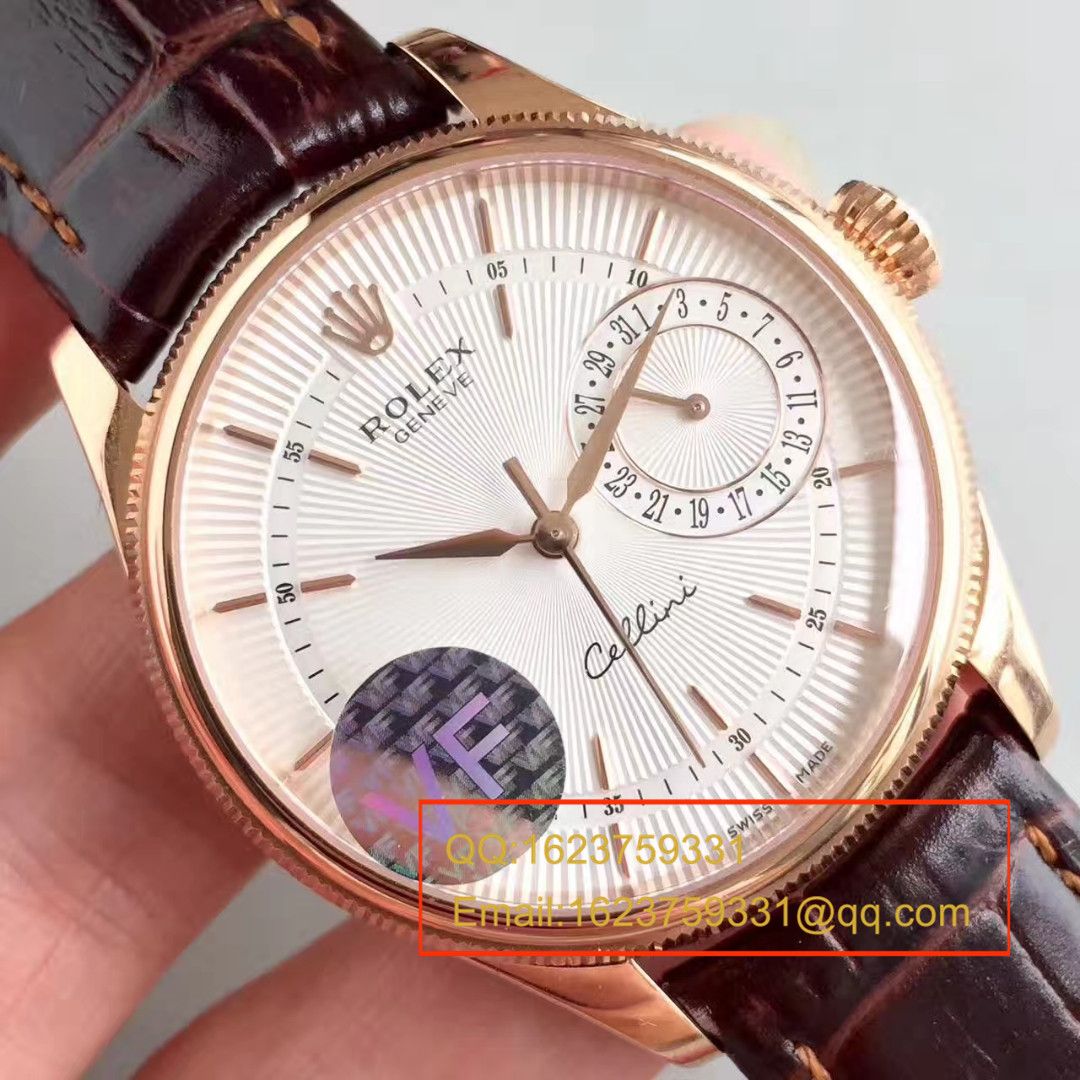 【VF Factory 一比一复刻手表】 Rolex 切利尼系列50519白盘/黑盘/玫瑰金四色可选 wrist watch  / R152