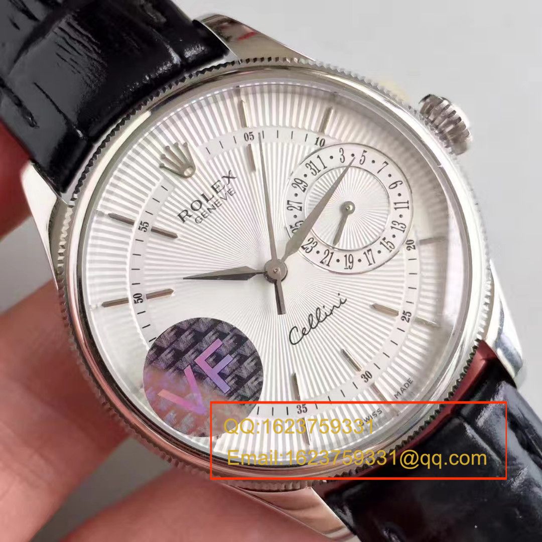 【VF Factory 一比一复刻手表】 Rolex 切利尼系列50519白盘/黑盘/玫瑰金四色可选 wrist watch  / R152