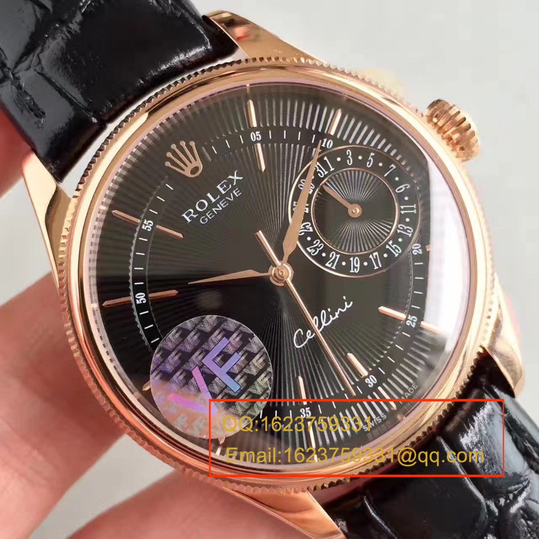 【VF Factory 一比一复刻手表】 Rolex 切利尼系列50519白盘/黑盘/玫瑰金四色可选 wrist watch  / R152