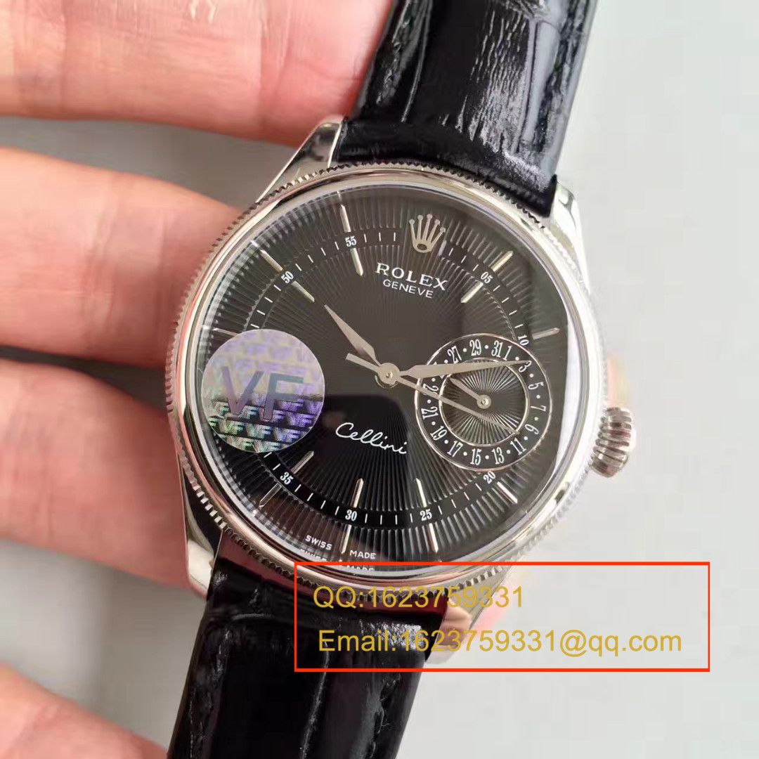【VF Factory 一比一复刻手表】 Rolex 切利尼系列50519白盘/黑盘/玫瑰金四色可选 wrist watch  / R152