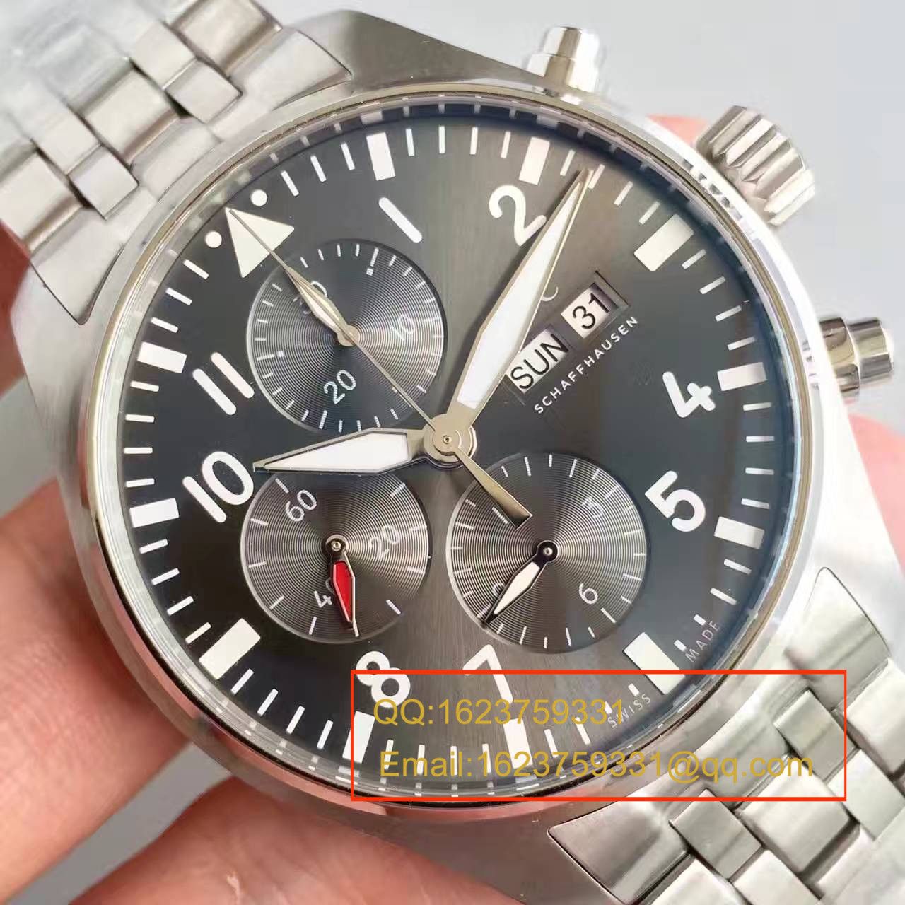 【ZF Factory 出品】 IWC 飞行员系列  IW377719 喷火战机计时机械手表 / WG172