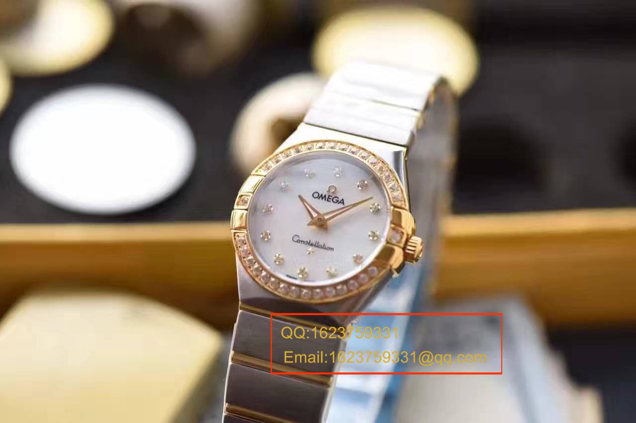 【视频解析】KZ台湾 Factory 1:1复刻手表之OMEGA Constellation 女表 top 版本 / M227