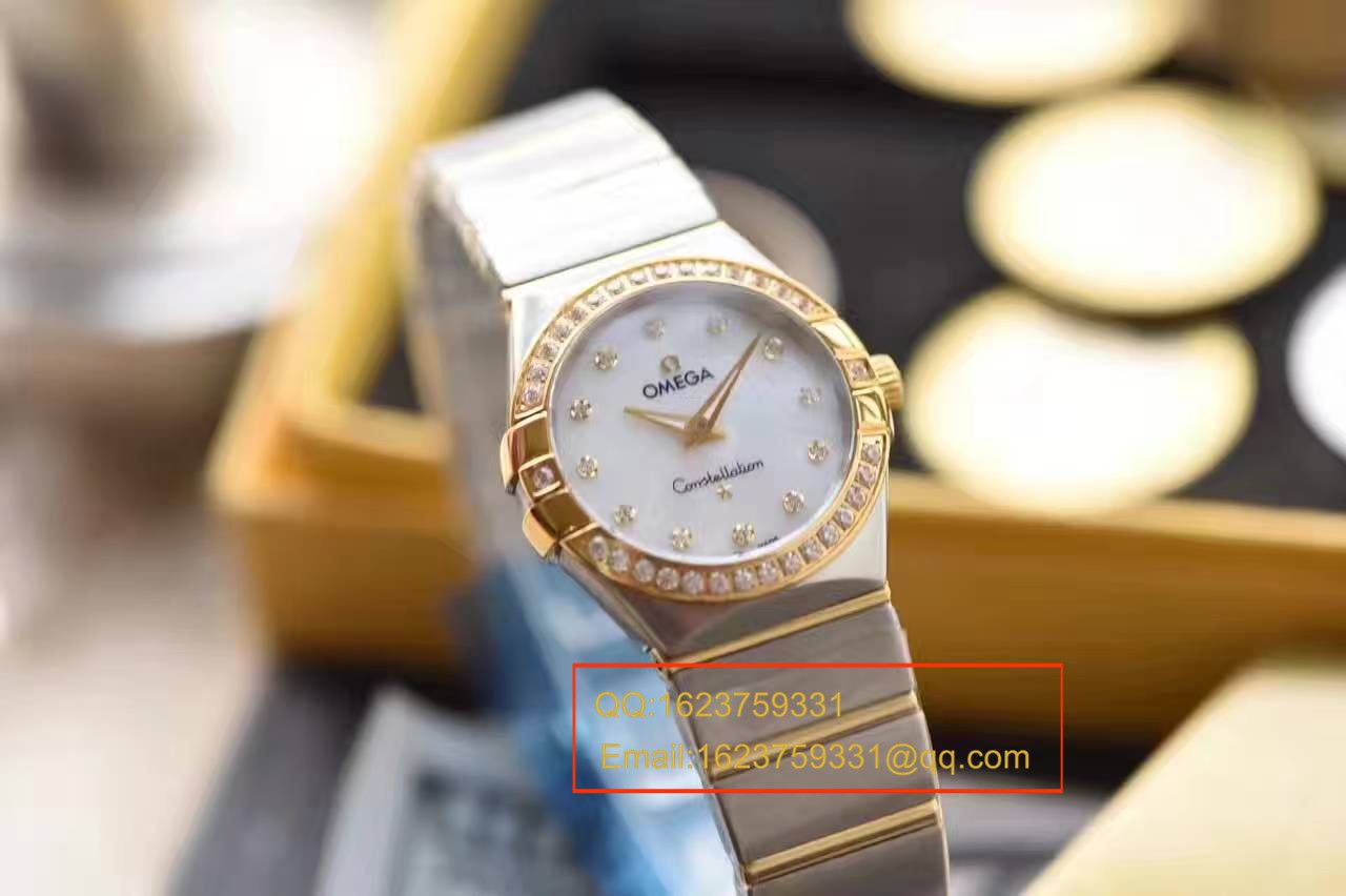 【视频解析】KZ台湾 Factory 1:1复刻手表之OMEGA Constellation 女表 top 版本 / M227