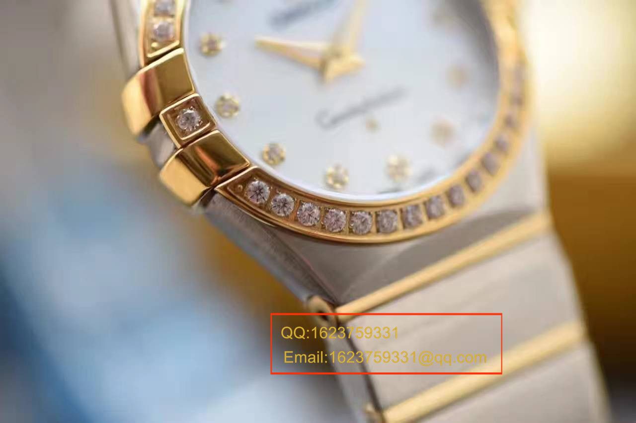【视频解析】KZ台湾 Factory 1:1复刻手表之OMEGA Constellation 女表 top 版本 / M227