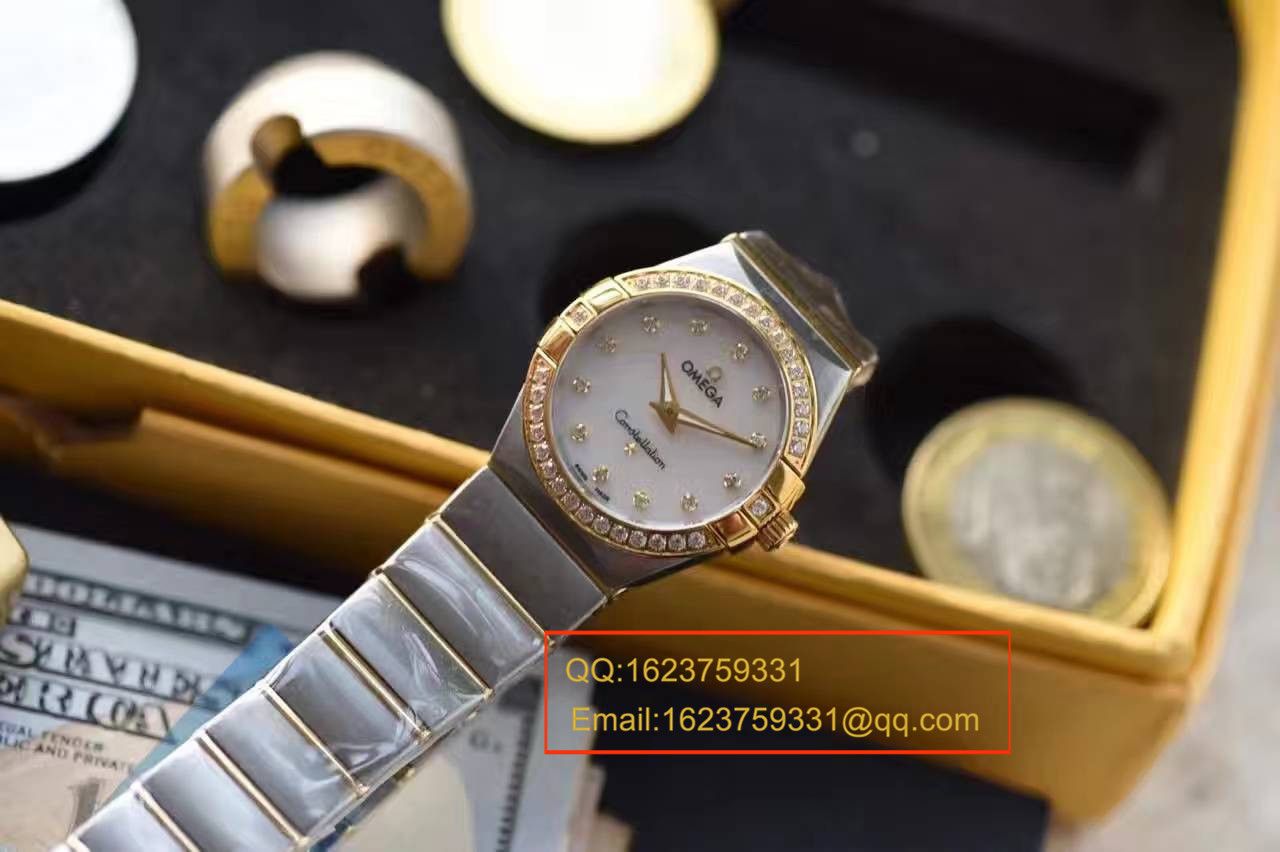 【视频解析】KZ台湾 Factory 1:1复刻手表之OMEGA Constellation 女表 top 版本 / M227