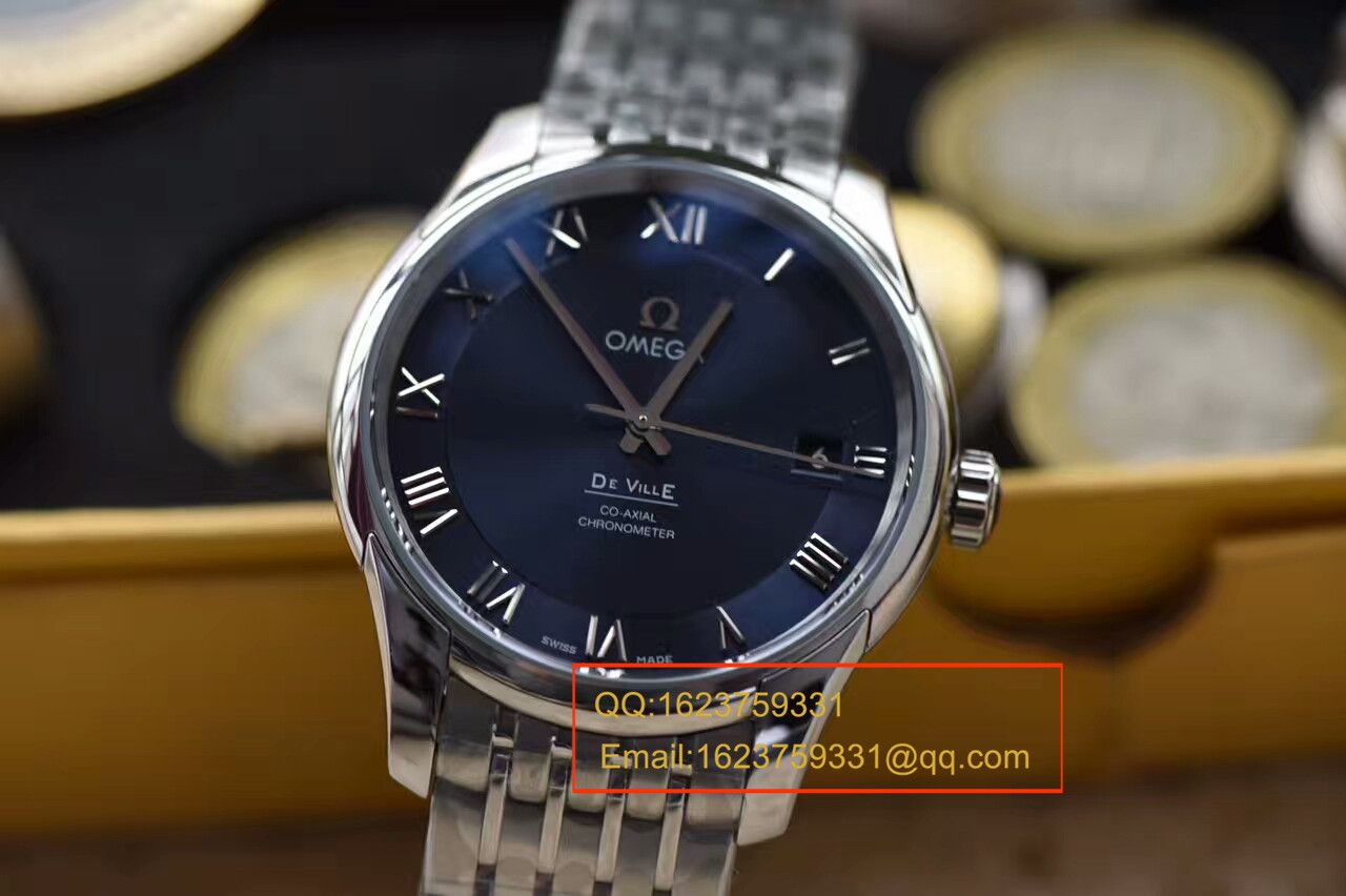 【SSS Factory 一比一高仿手表】OMEGA碟飞系列《明亮之蓝》431.10.41.21.03.001 wrist watch 《钢带版》 / M204