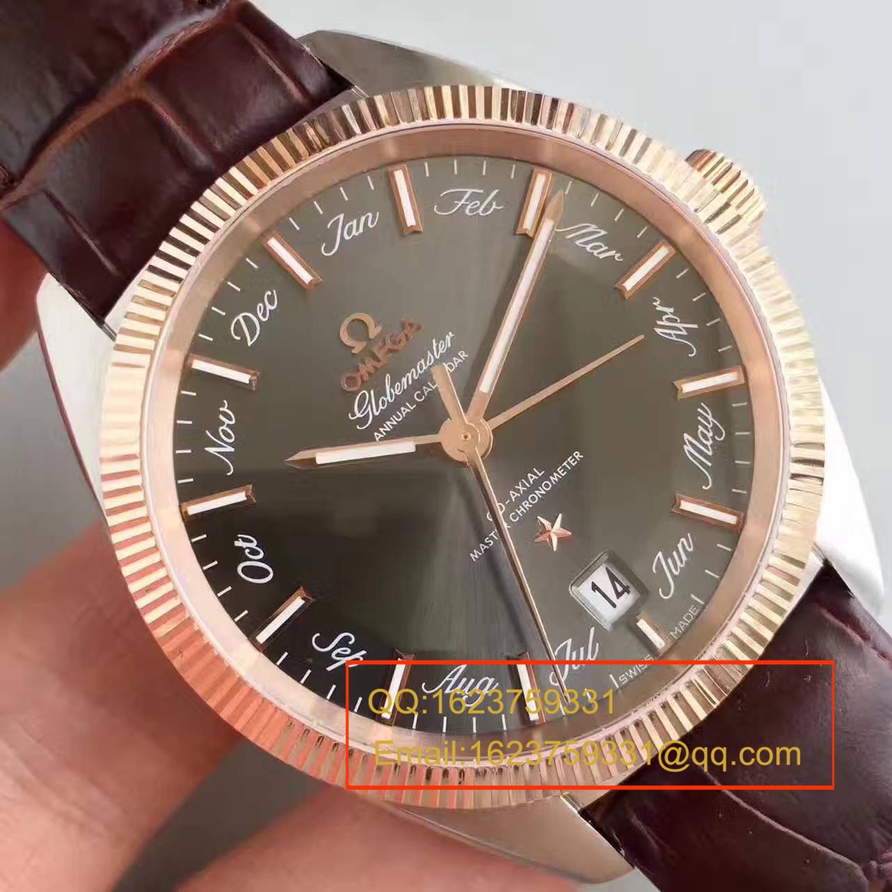 【OF Factory 一比一超A高仿手表】OMEGA Constellation 系列130.23.41.22.06.001尊霸年历 wrist watch  / MBA295