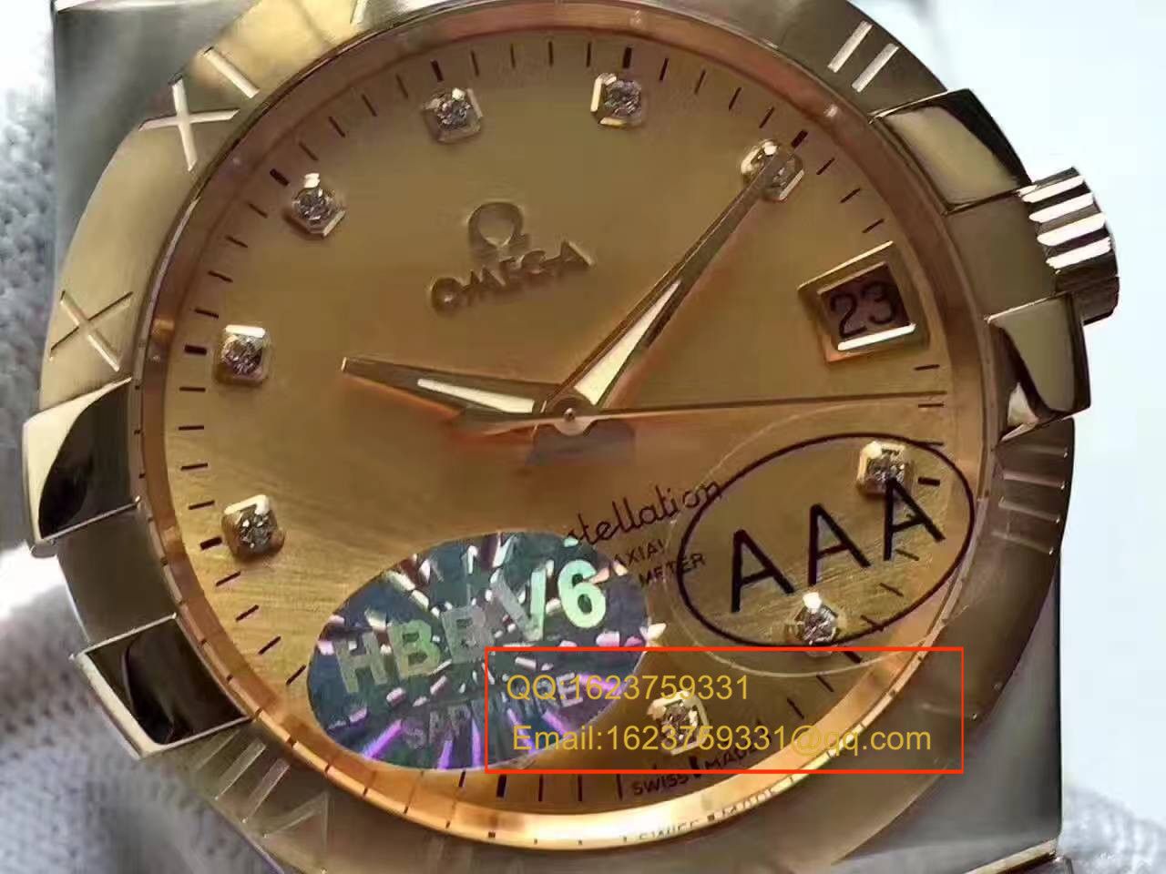 【HBBV6 Factory 一比一超A精仿手表】OMEGA Constellation 系列123.20.38.21.58.001 wrist watch  / M307