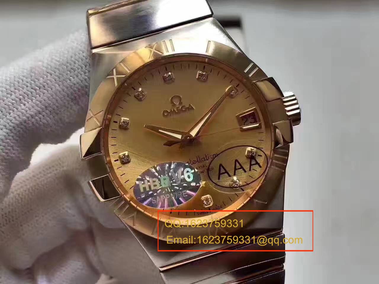 【HBBV6 Factory 一比一超A精仿手表】OMEGA Constellation 系列123.20.38.21.58.001 wrist watch  / M307