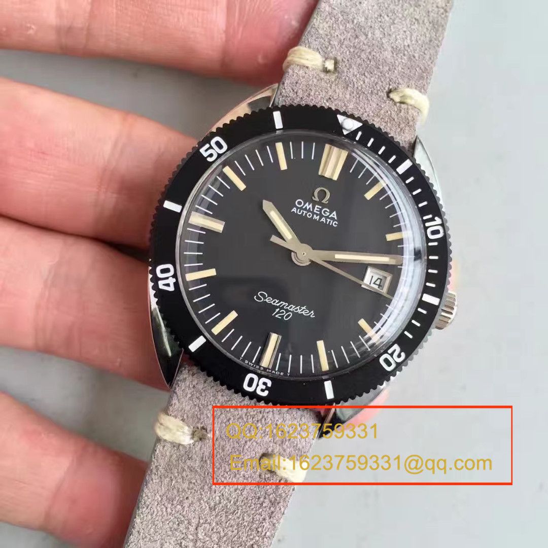  【台湾 Factory 一比一精仿手表】OMEGAOMEGA Seamaster 复古系列120黑盘 wrist watch  / M276