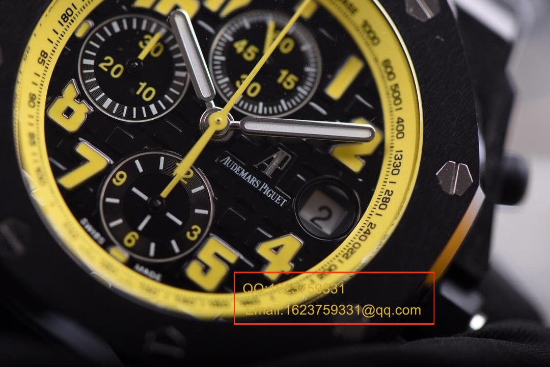 【独家 Video analysis JF一比一超A高仿手表】Audemars Piguet  Royal Oak Offshore 系列26176FO.OO.D101CR.03《Audemars Piguet 大黄蜂》 wrist watch  / APCI26176FO